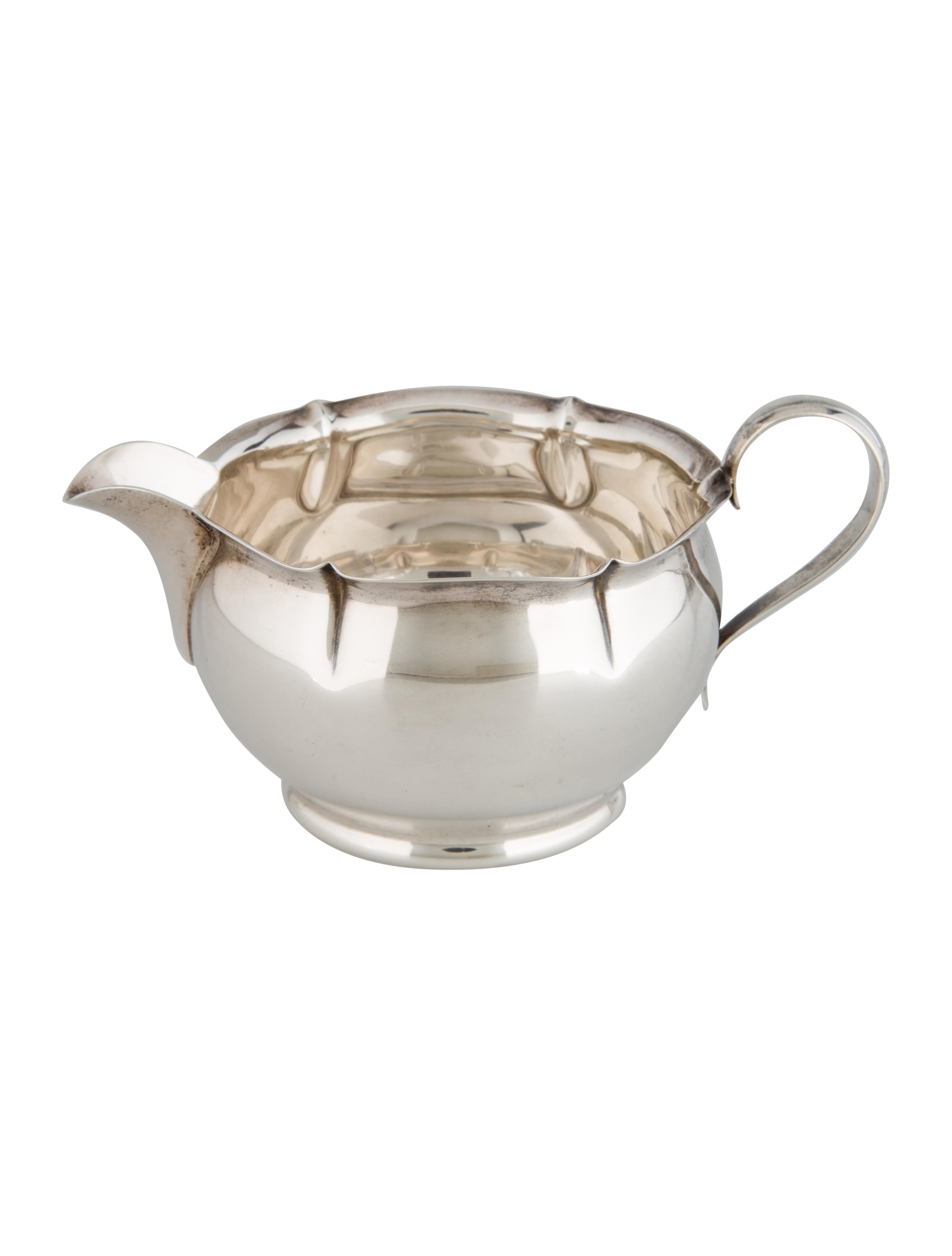 Gorham Antique Sterling Silver Creamer & Sugar Bowl