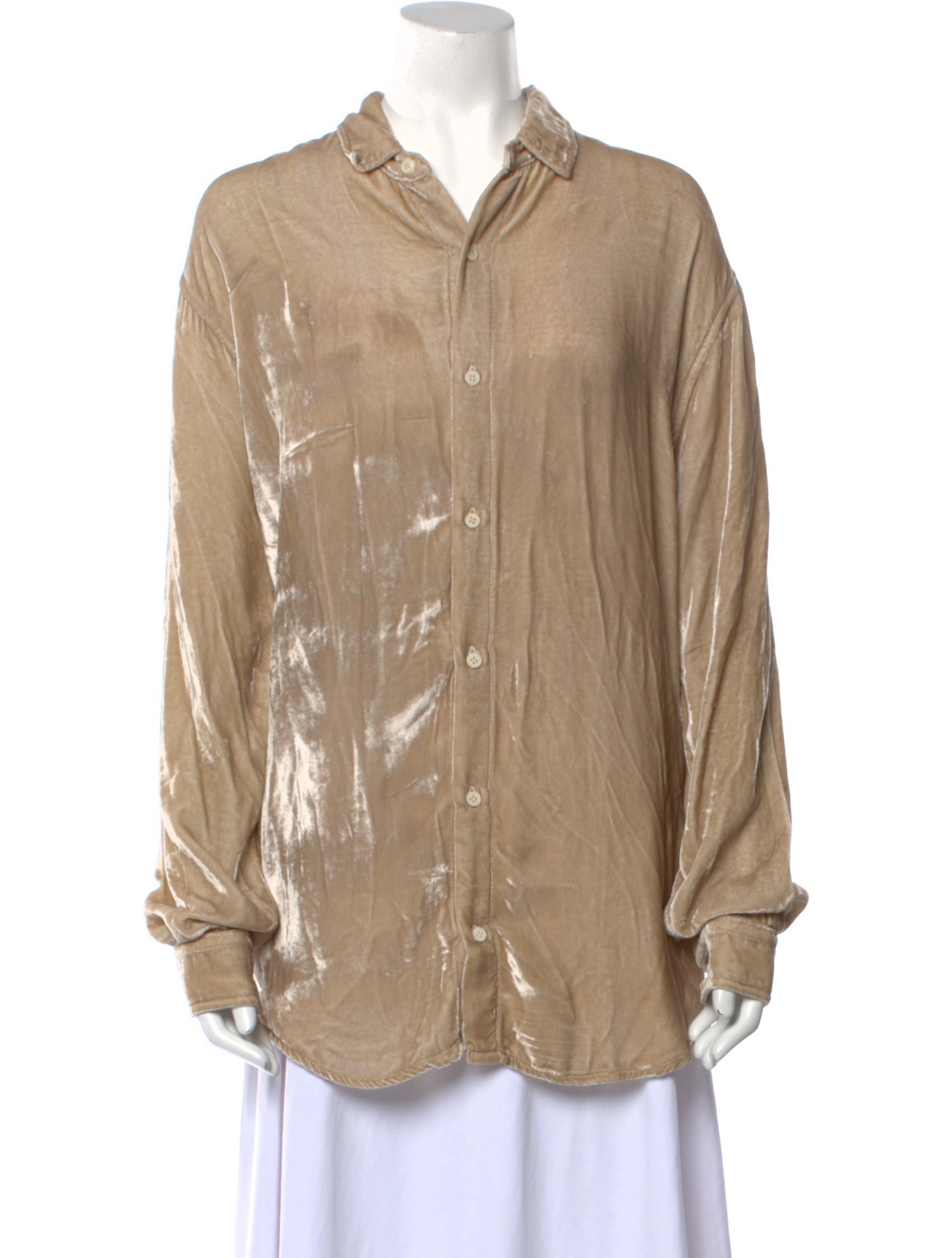 Gorsuch Cowl Neck Long Sleeve Tunic Neutrals Tops, Clothing