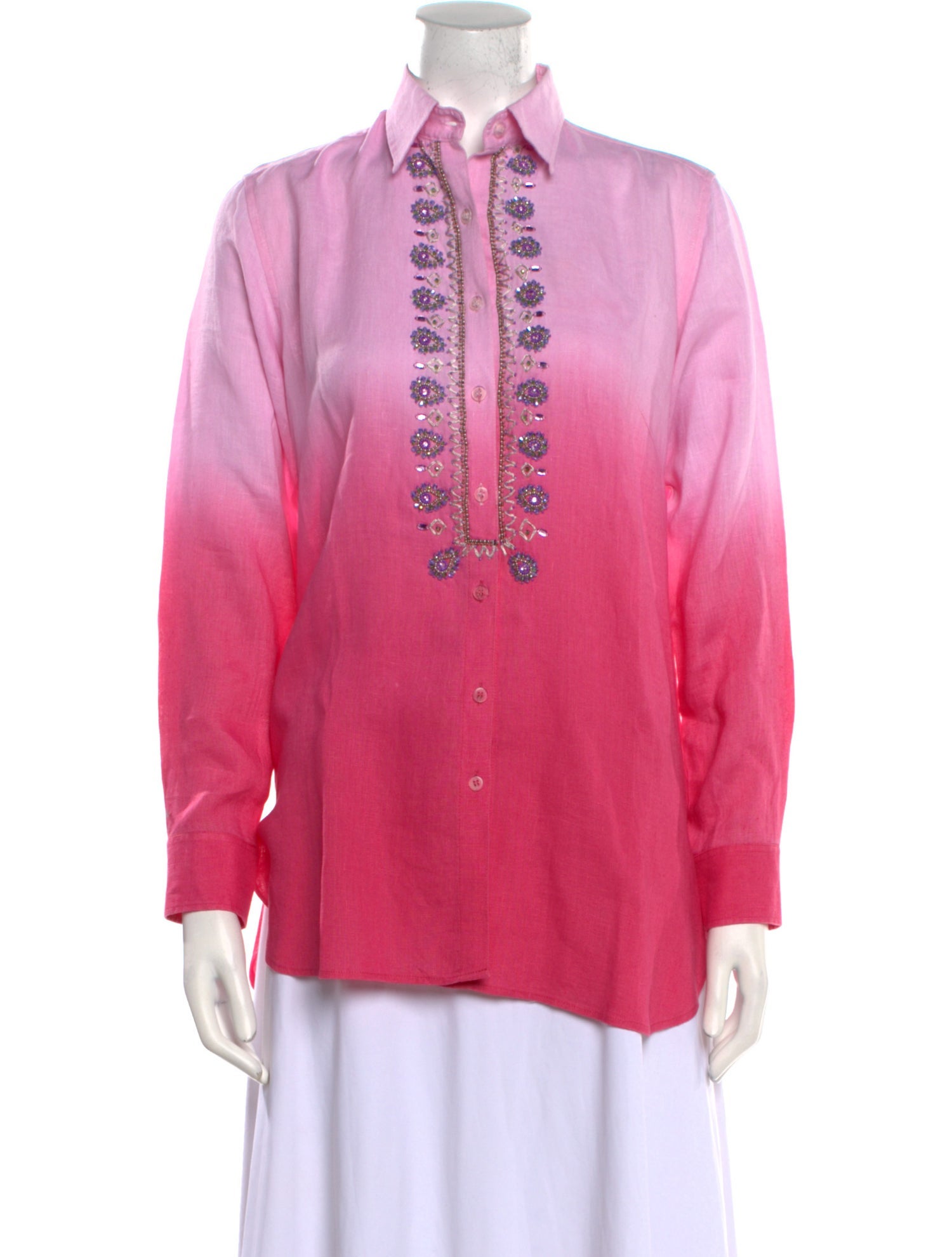 Gorsuch Linen Long Sleeve Blouse