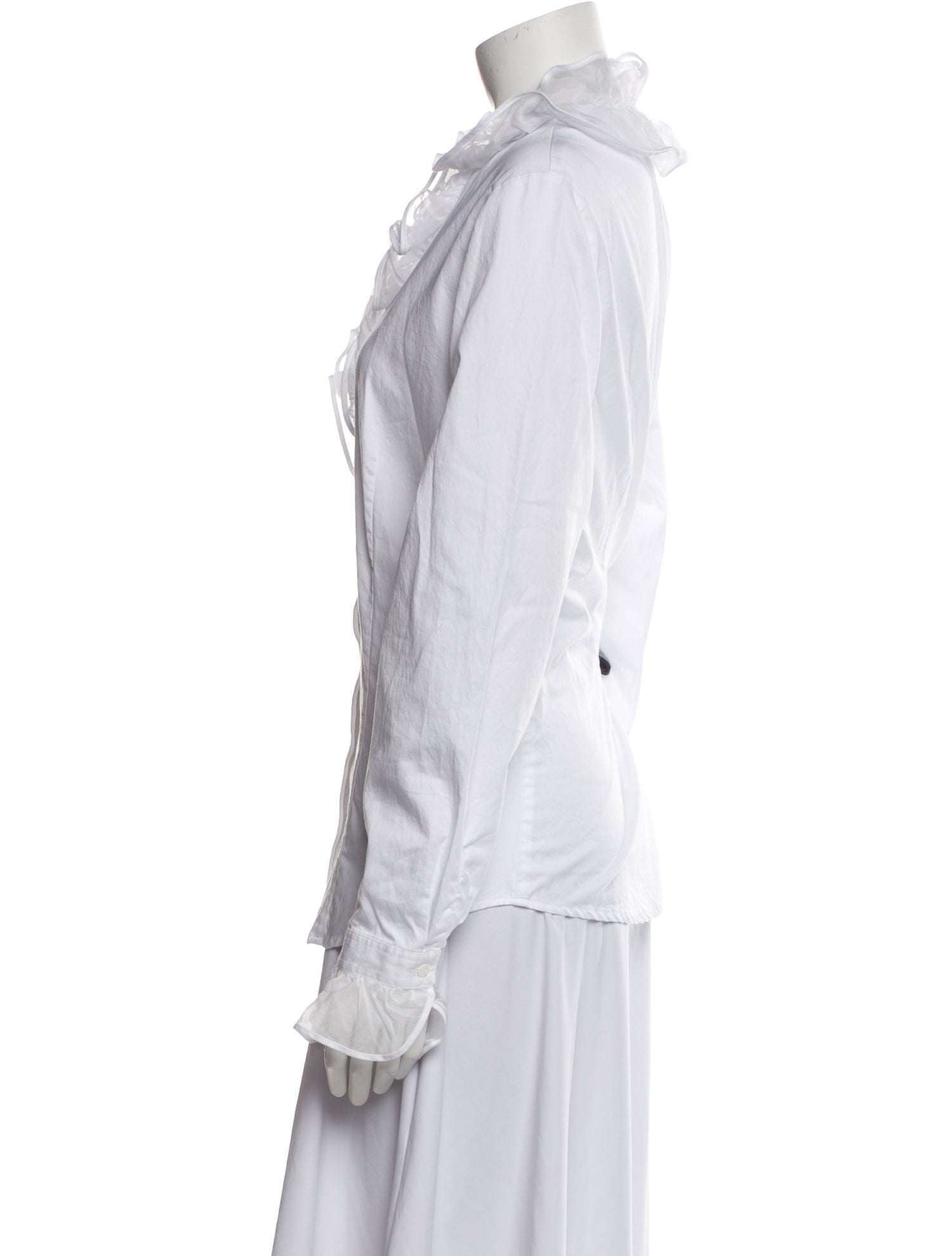 Gorsuch V-Neck Long Sleeve Button-Up Top