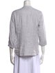 Gorsuch Linen Crew Neck Button-Up Top