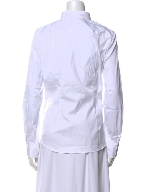 Gorsuch Mock Neck Long Sleeve Button-Up Top