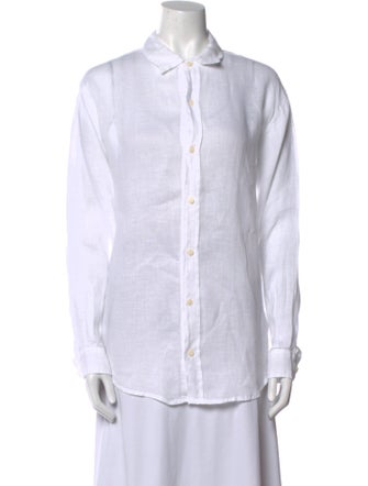 Gorsuch Linen Long Sleeve Button-Up Top