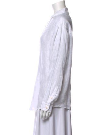 Gorsuch Linen Long Sleeve Button-Up Top