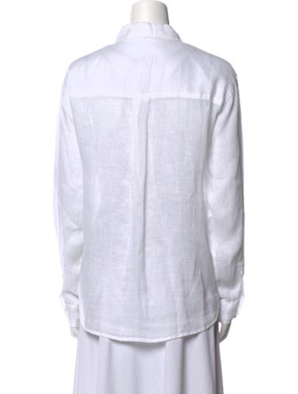 Gorsuch Linen Long Sleeve Button-Up Top