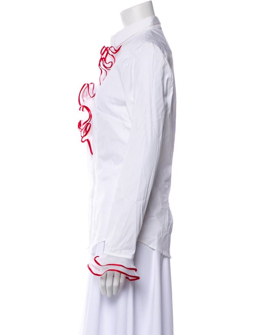 Gorsuch Graphic Print Long Sleeve Button-Up Top