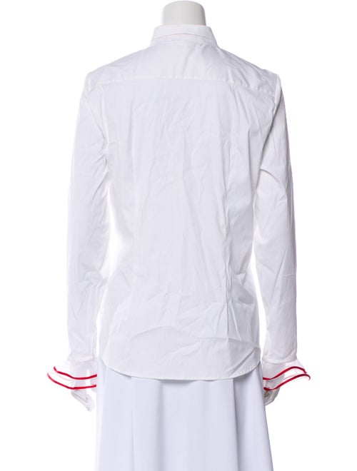 Gorsuch Graphic Print Long Sleeve Button-Up Top