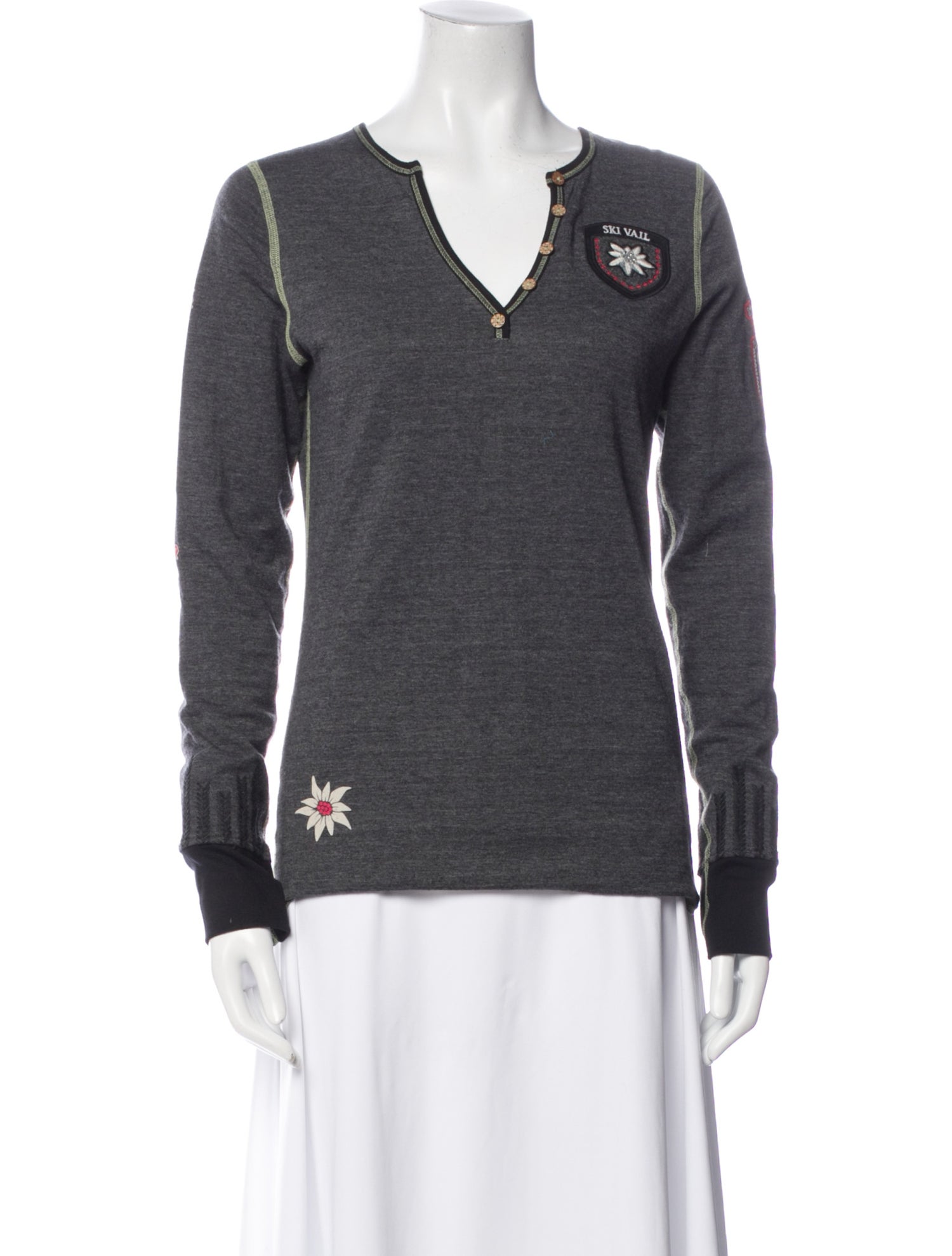 Gorsuch V-Neck Long Sleeve Sweatshirt