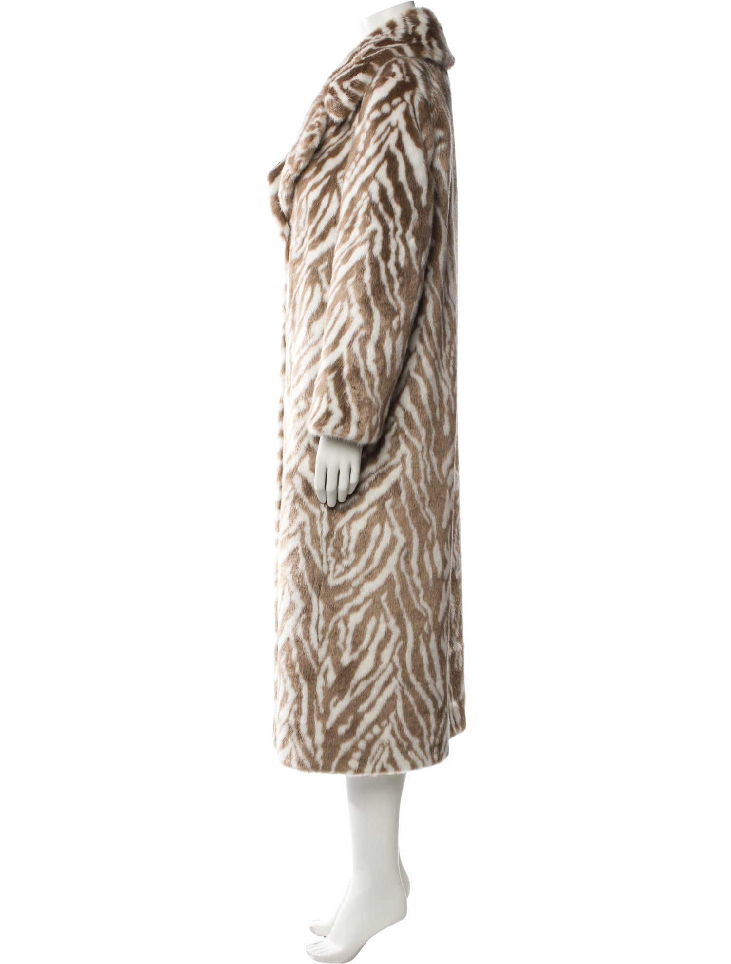 Gorsuch Animal Print Faux Fur Coat w/ Tags