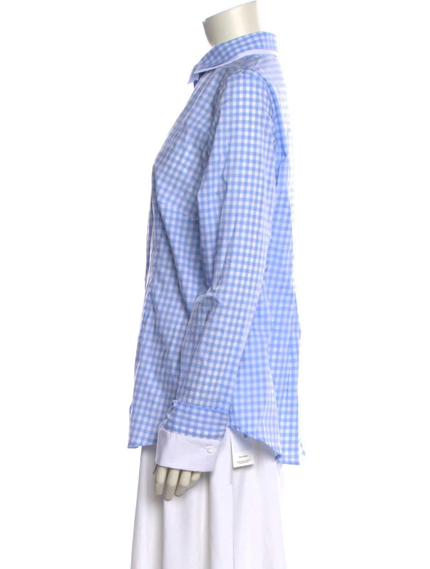 Gorsuch Plaid Print Long Sleeve Button-Up Top w/ Tags