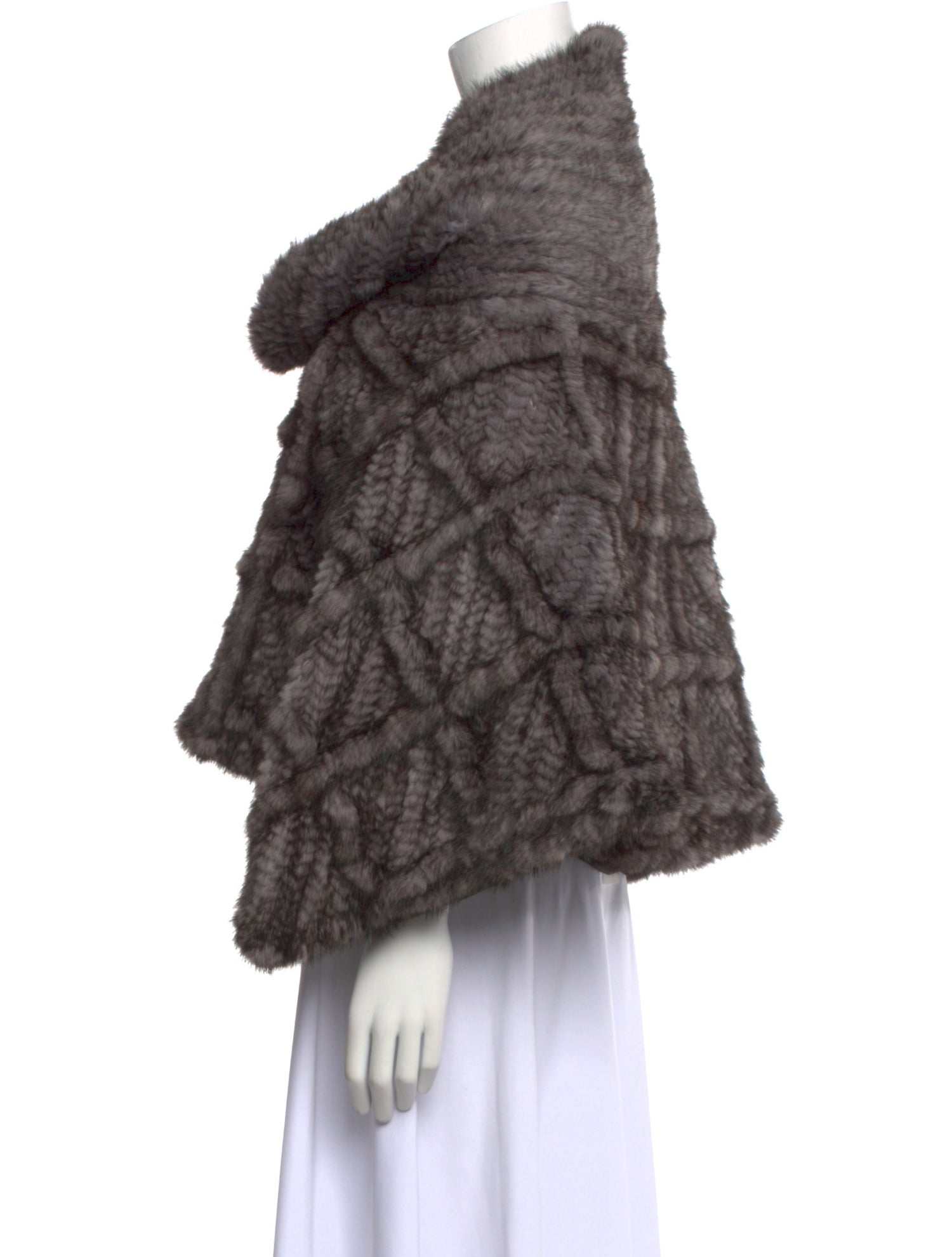 Gorski Printed Cowl Neck Sweater