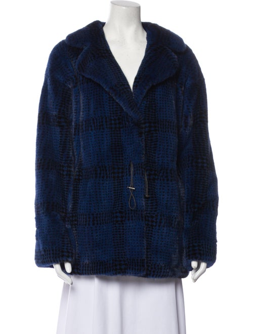 Gorski Silk Plaid Print Jacket