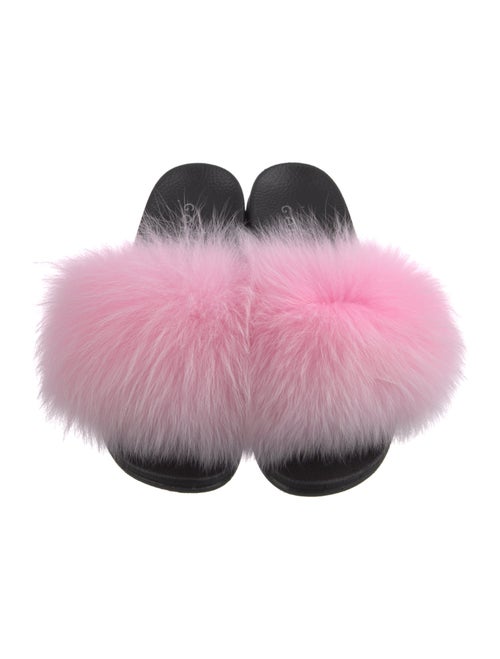 Gorski Faux Fur Slides
