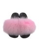 Gorski Faux Fur Slides