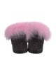 Gorski Faux Fur Slides