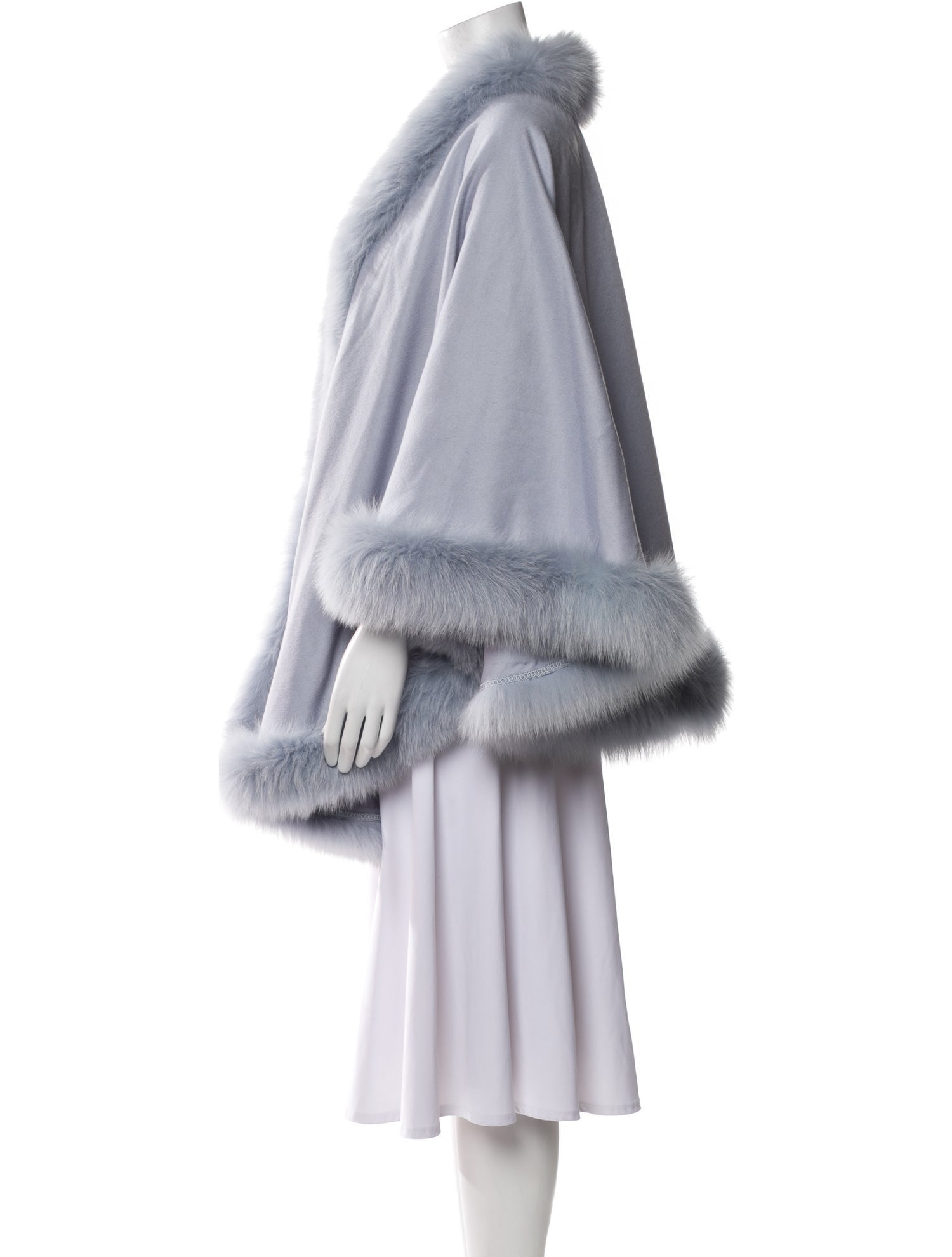 Gorski Cashmere Faux Fur Coat