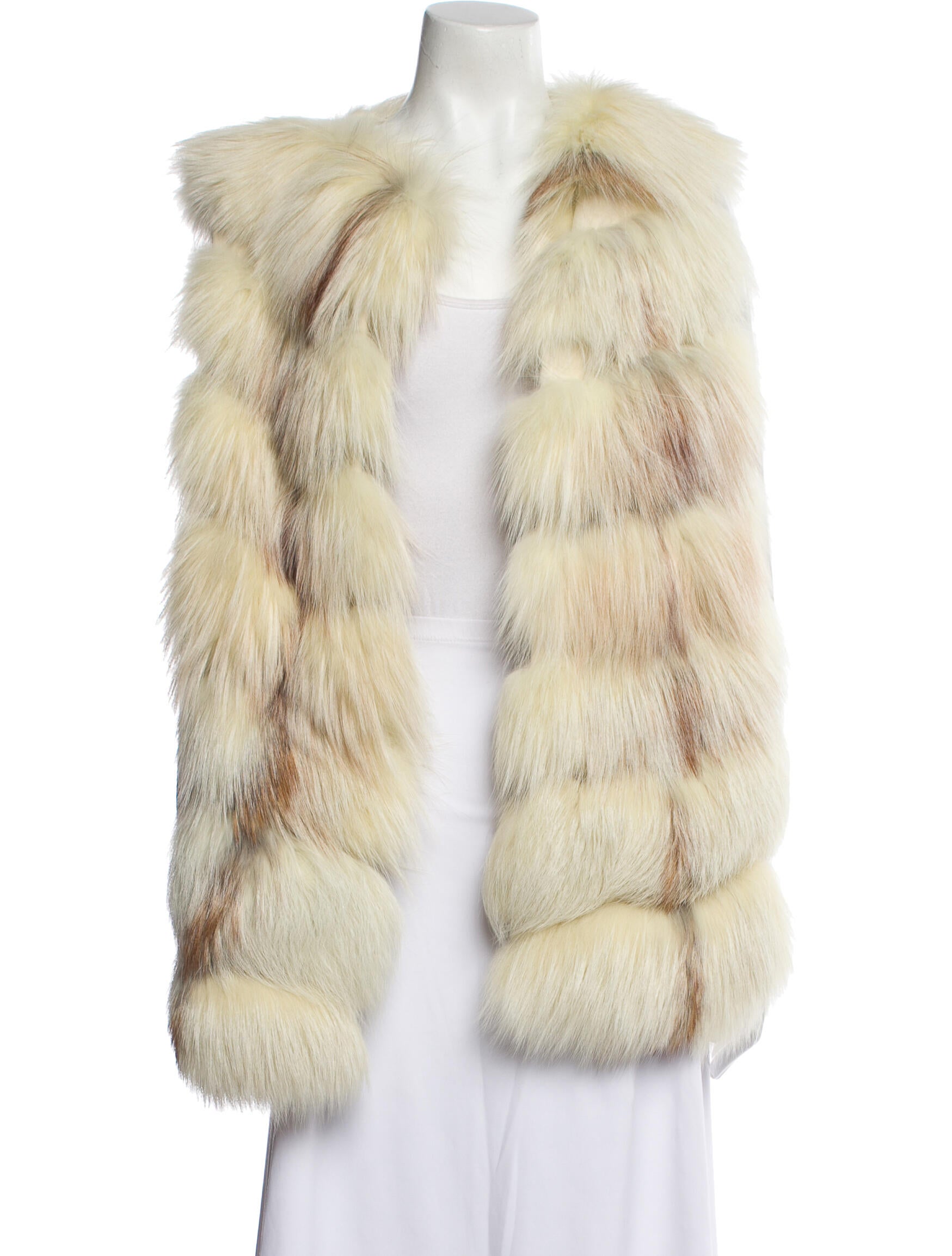 Gorski Fox Printed Fur Jacket