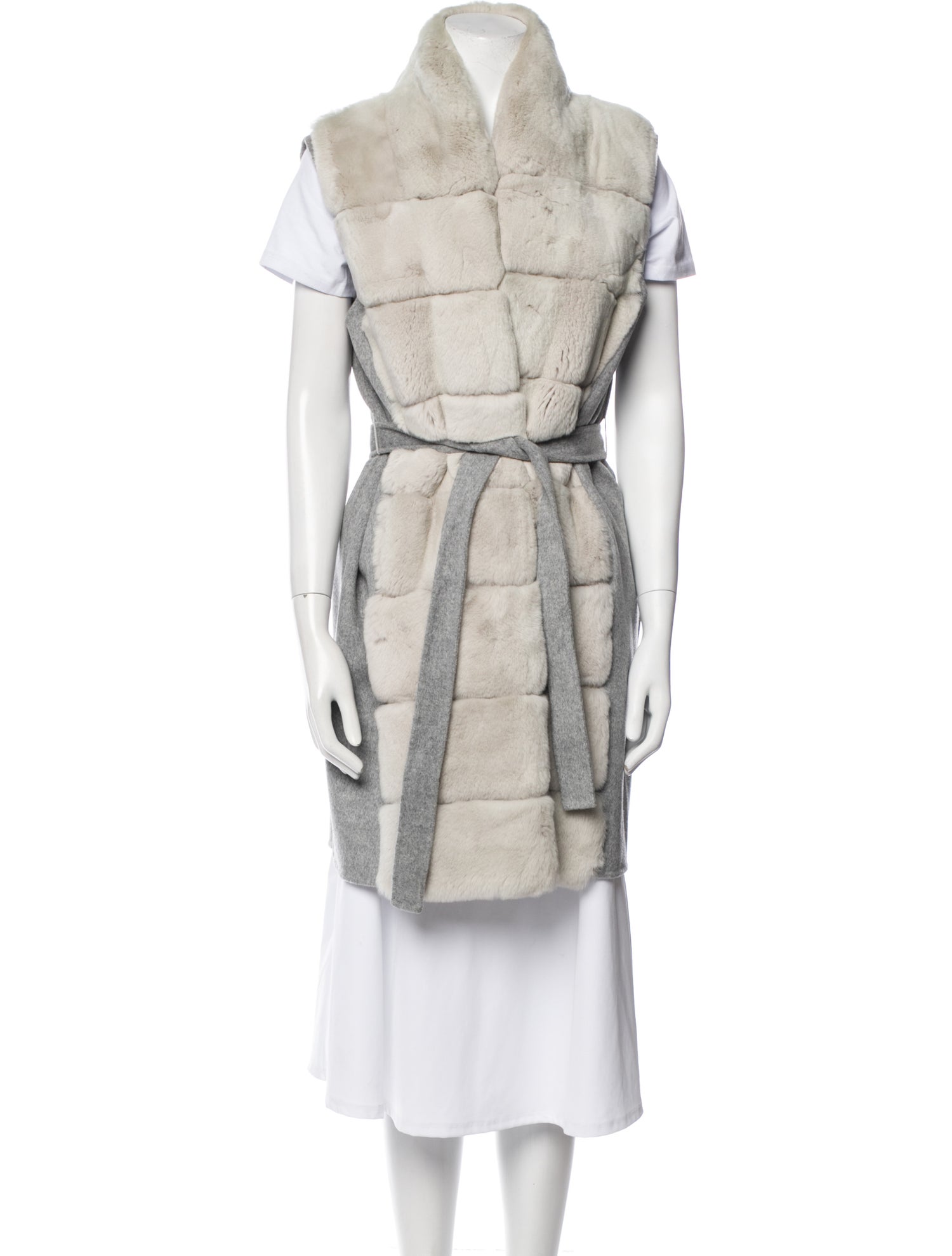 Gorski Wool Printed Fur Jacket w/ Tags