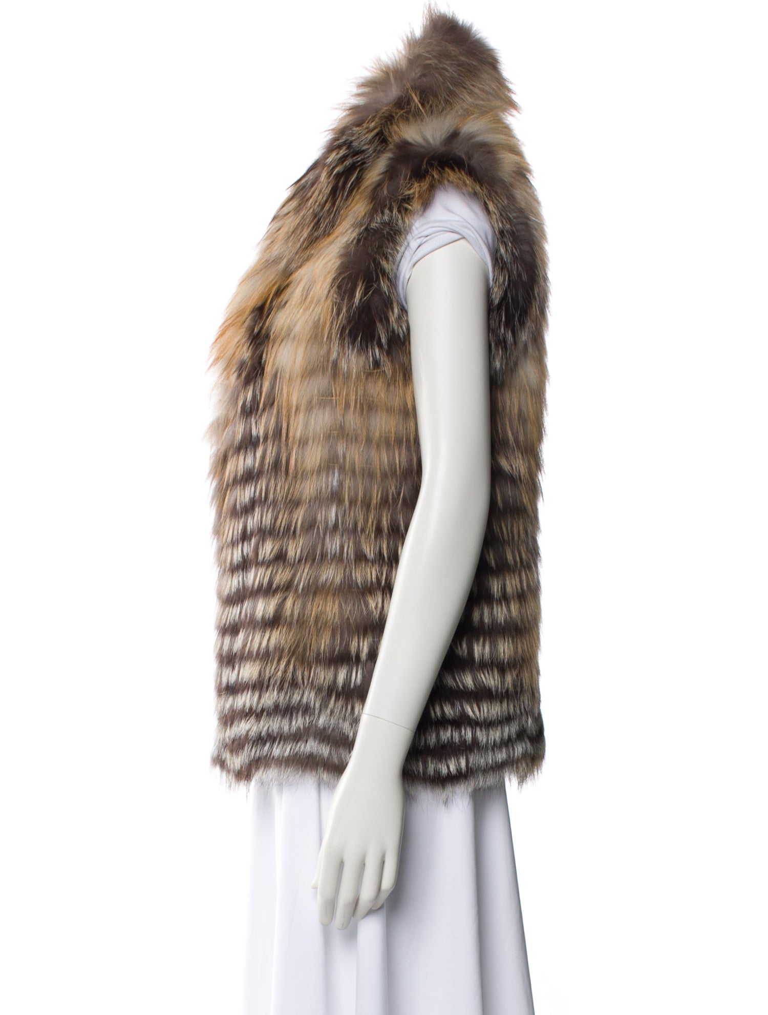 Gorski Fur Striped Fur Jacket