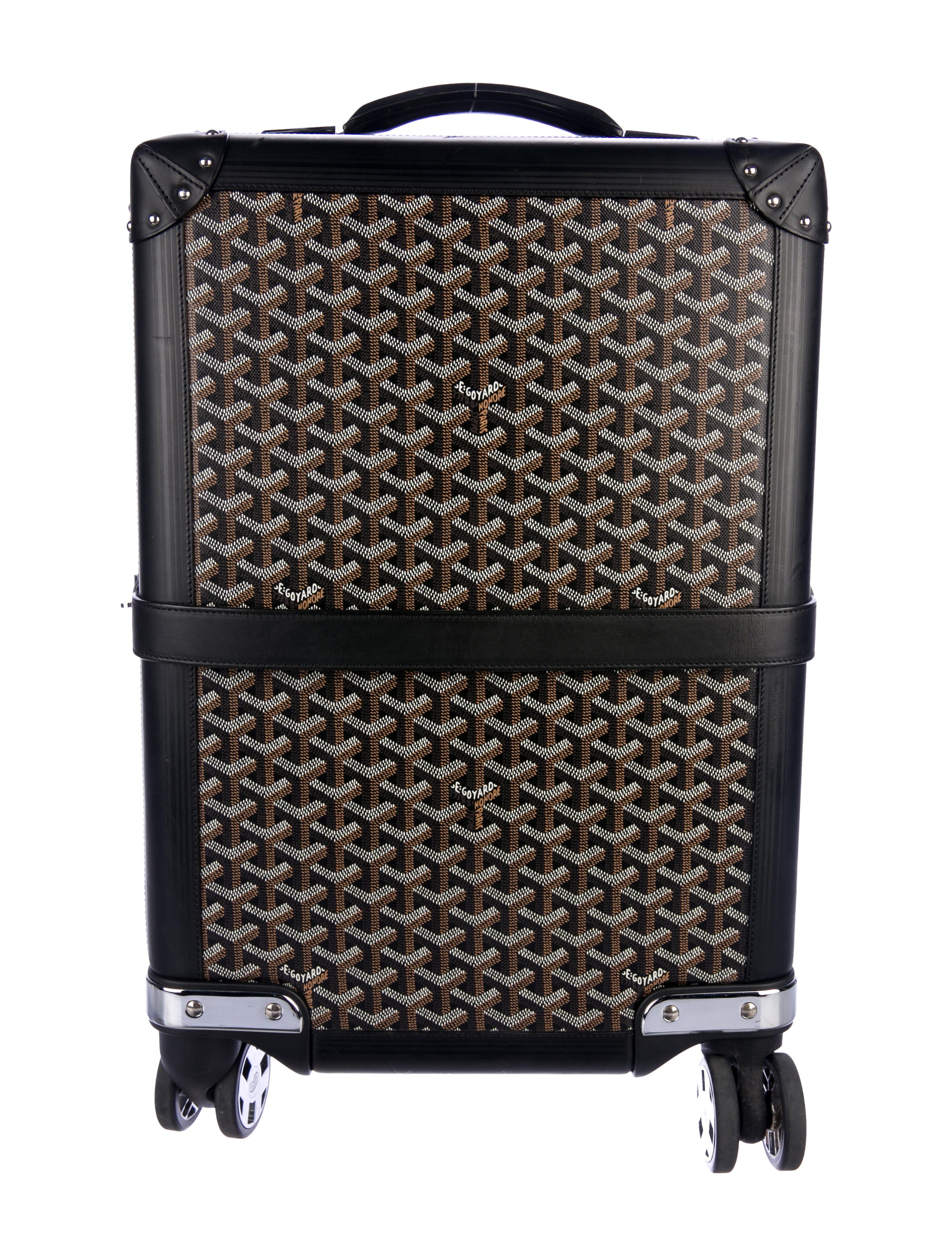 goyard rolling luggage
