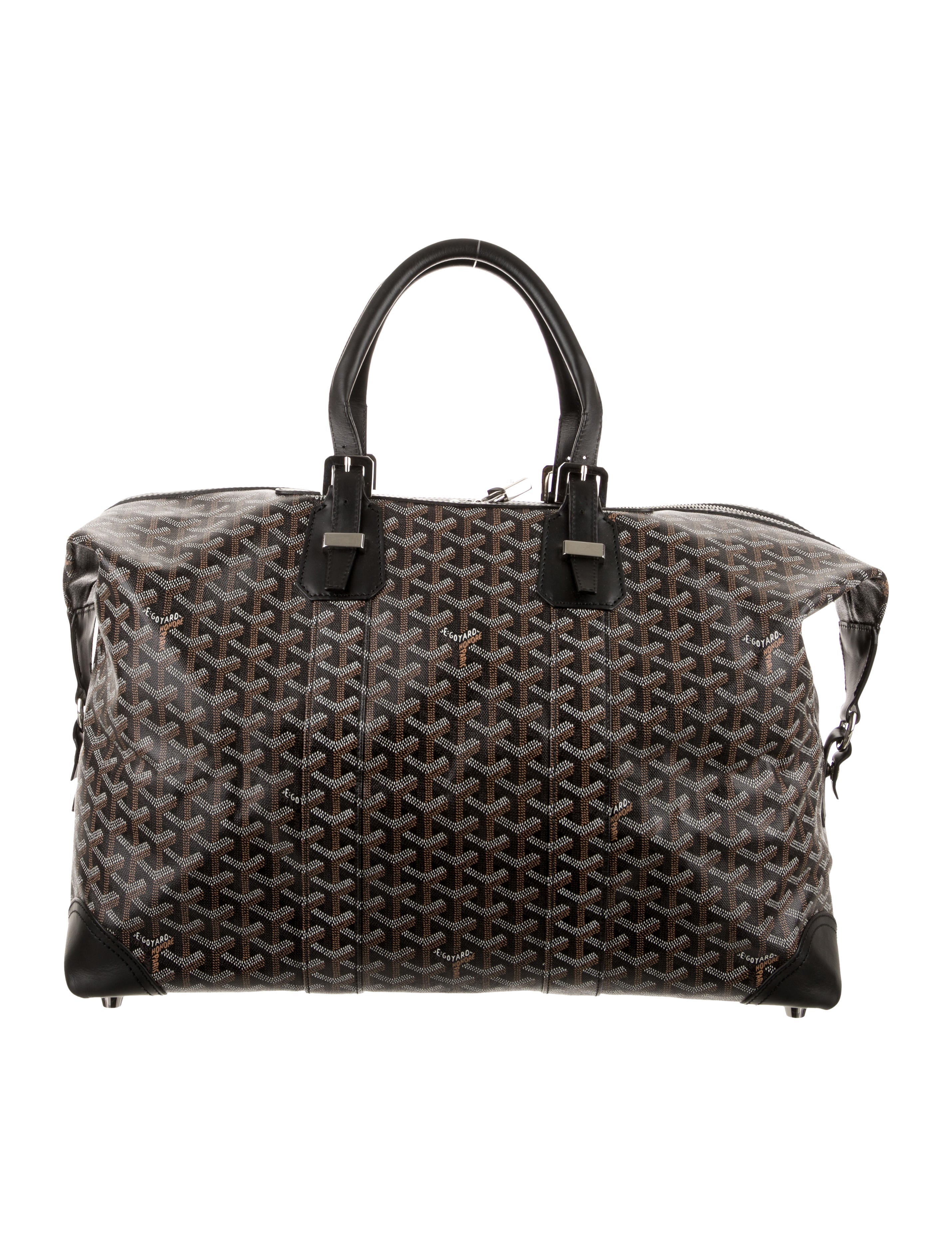 Goyard Goyardine Boston Boeing 45 Luggage GOY25664 The RealReal