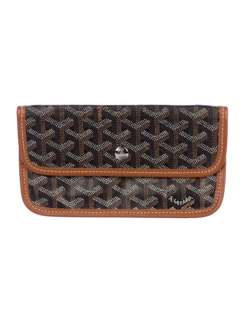 Goyard Goyardine Saint Louis Pouch Black