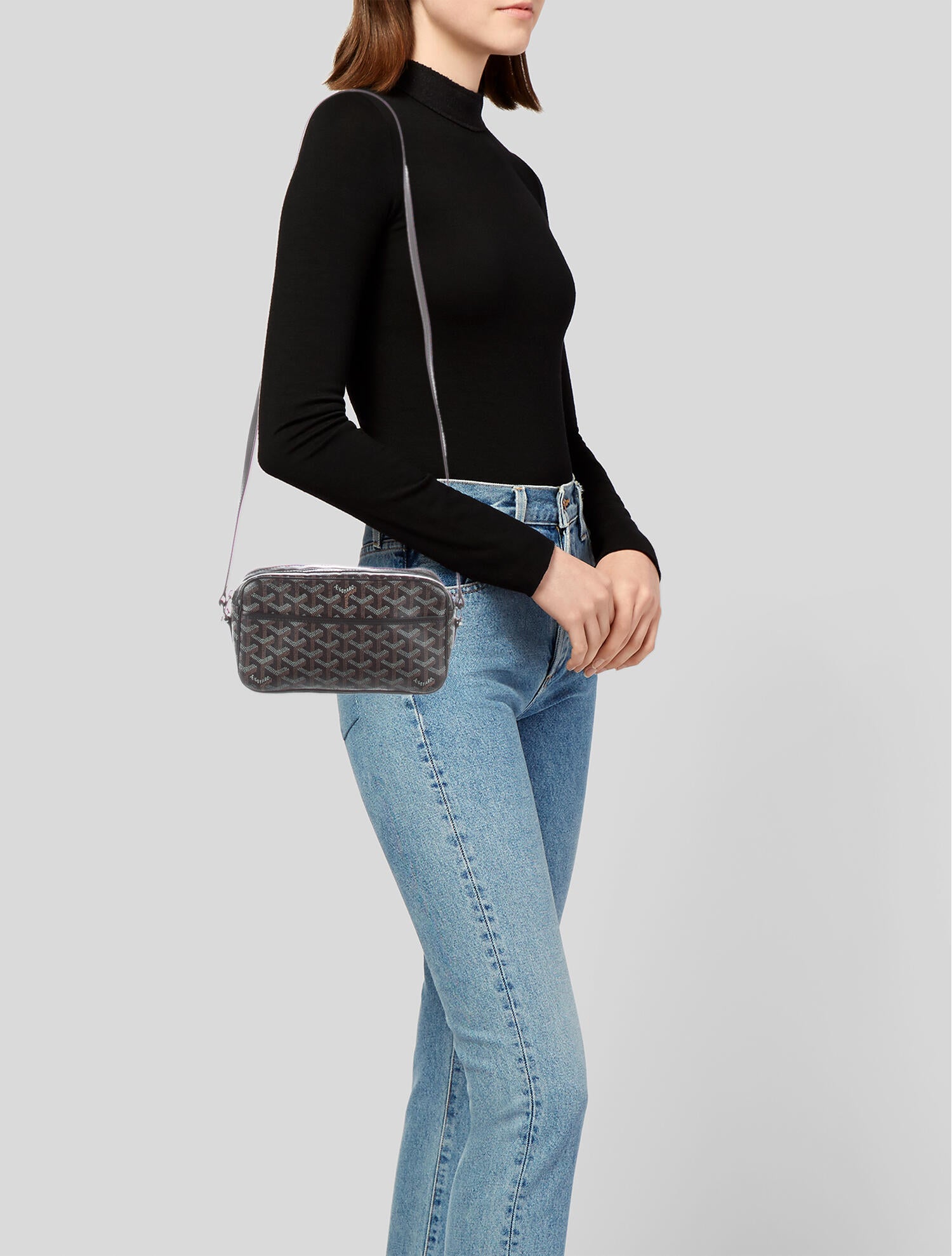 goyard cap vert crossbody goyardine