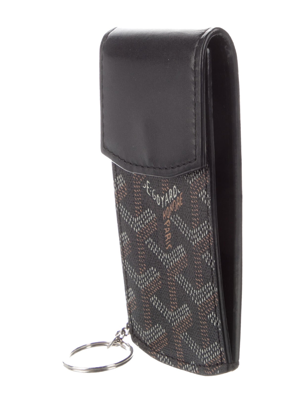 Goyard Goyardine Portier GM Key Pouch Black Keychains, Accessories