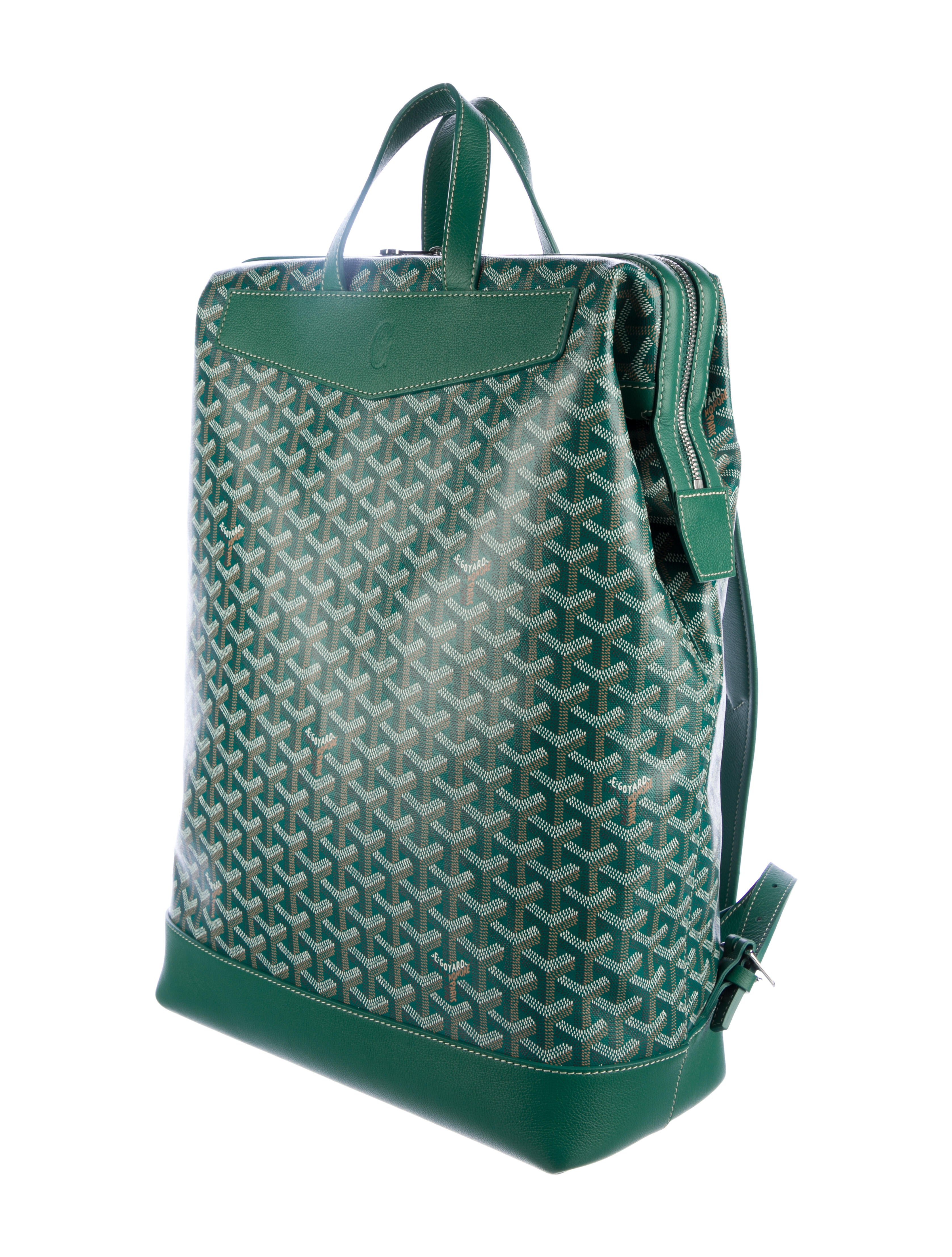 Goyard 2022 Goyardine Cisalpin Backpack Green Backpacks, Bags