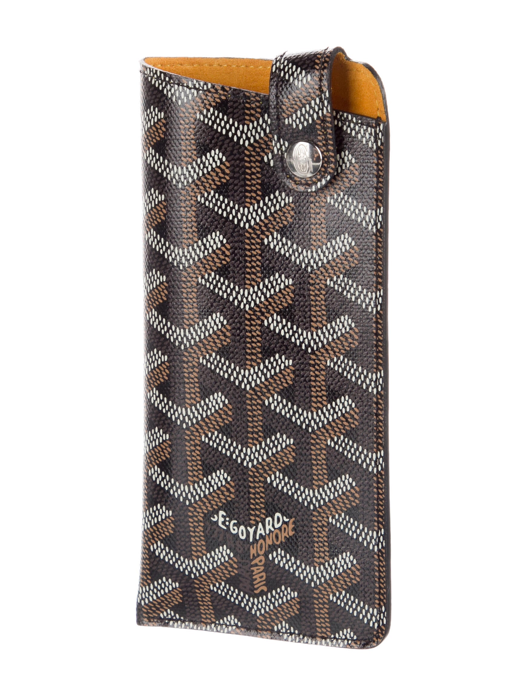 Goyard Goyardine Montmartre PM Sunglasses Case Brown GOY34485 The