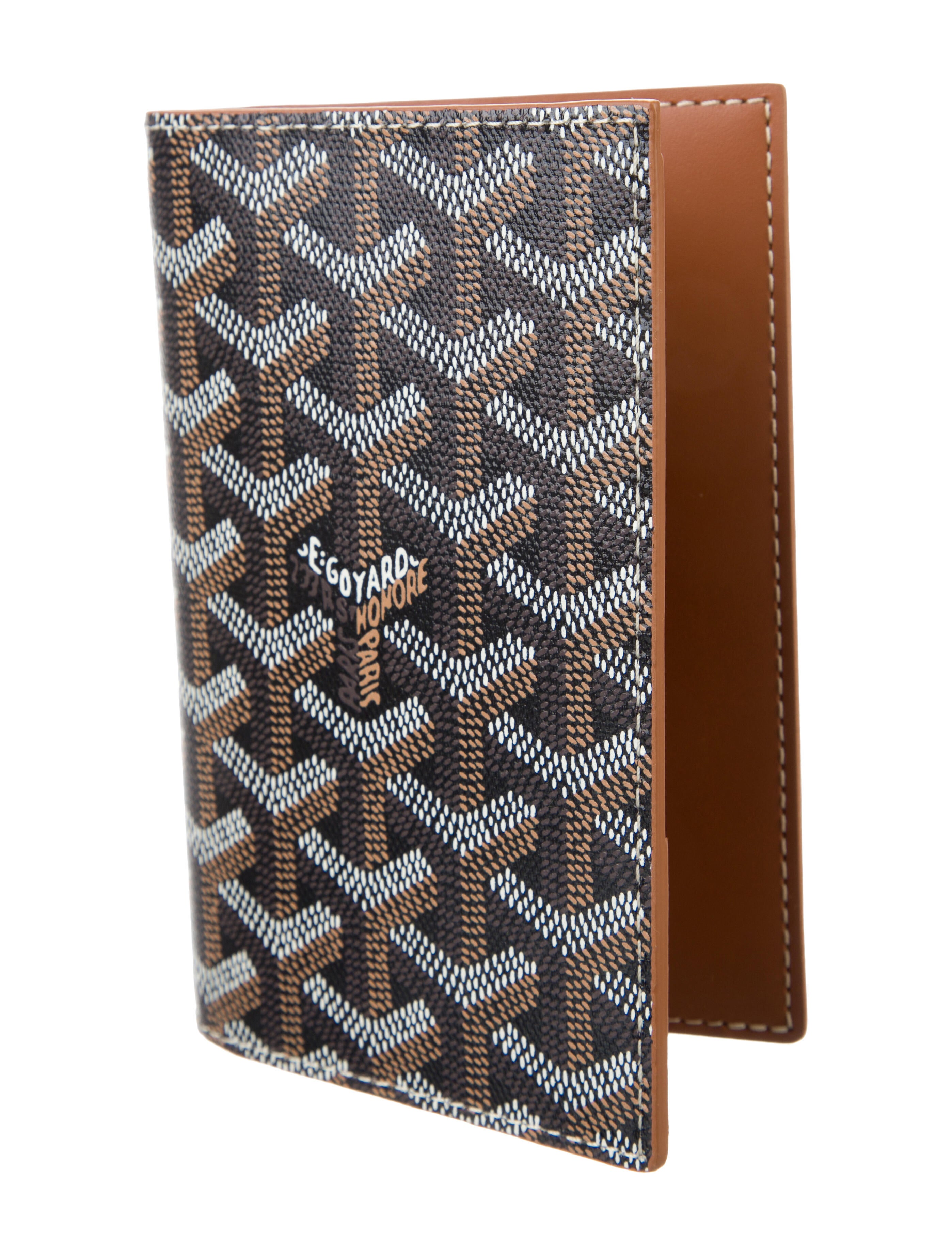 Goyard 2022 Goyardine Grenelle Passport Cover Green Travel