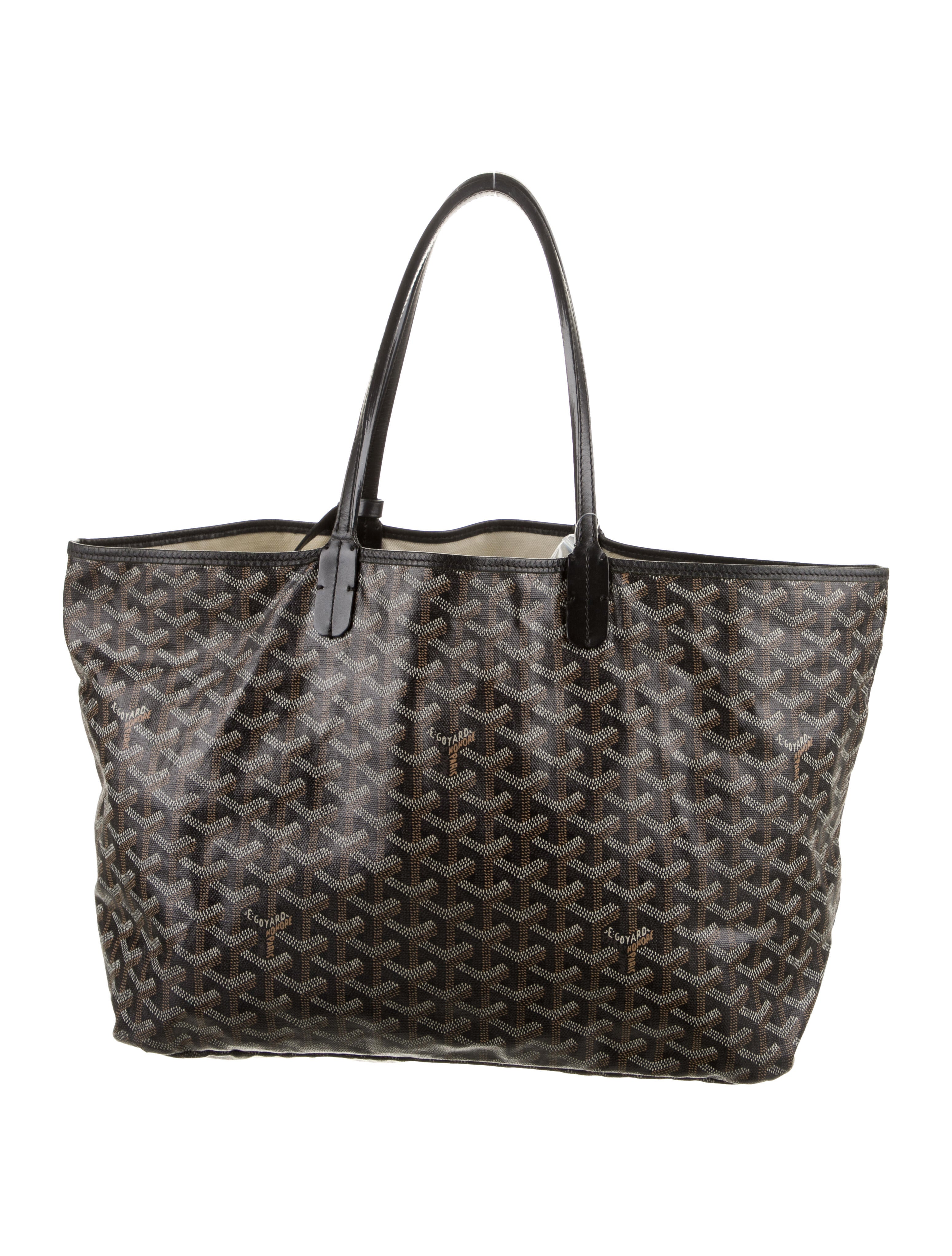 GOYARD Goyardine Saint Louis PM Tote Bag Black-US