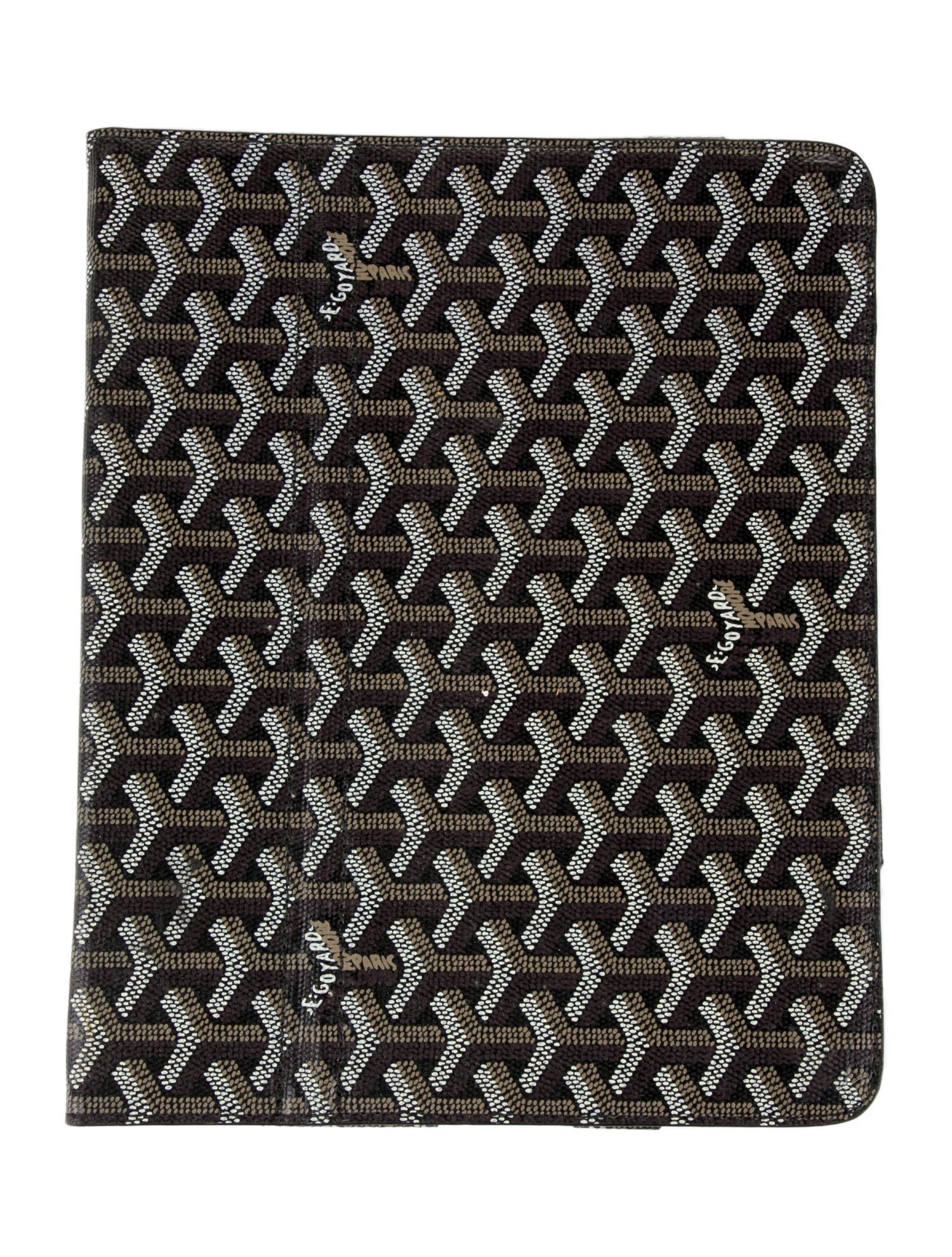 Goyard Printed iPad Case