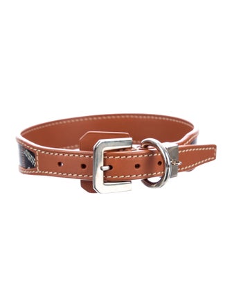 Goyard Goyardine Dog Leash And Collar Set