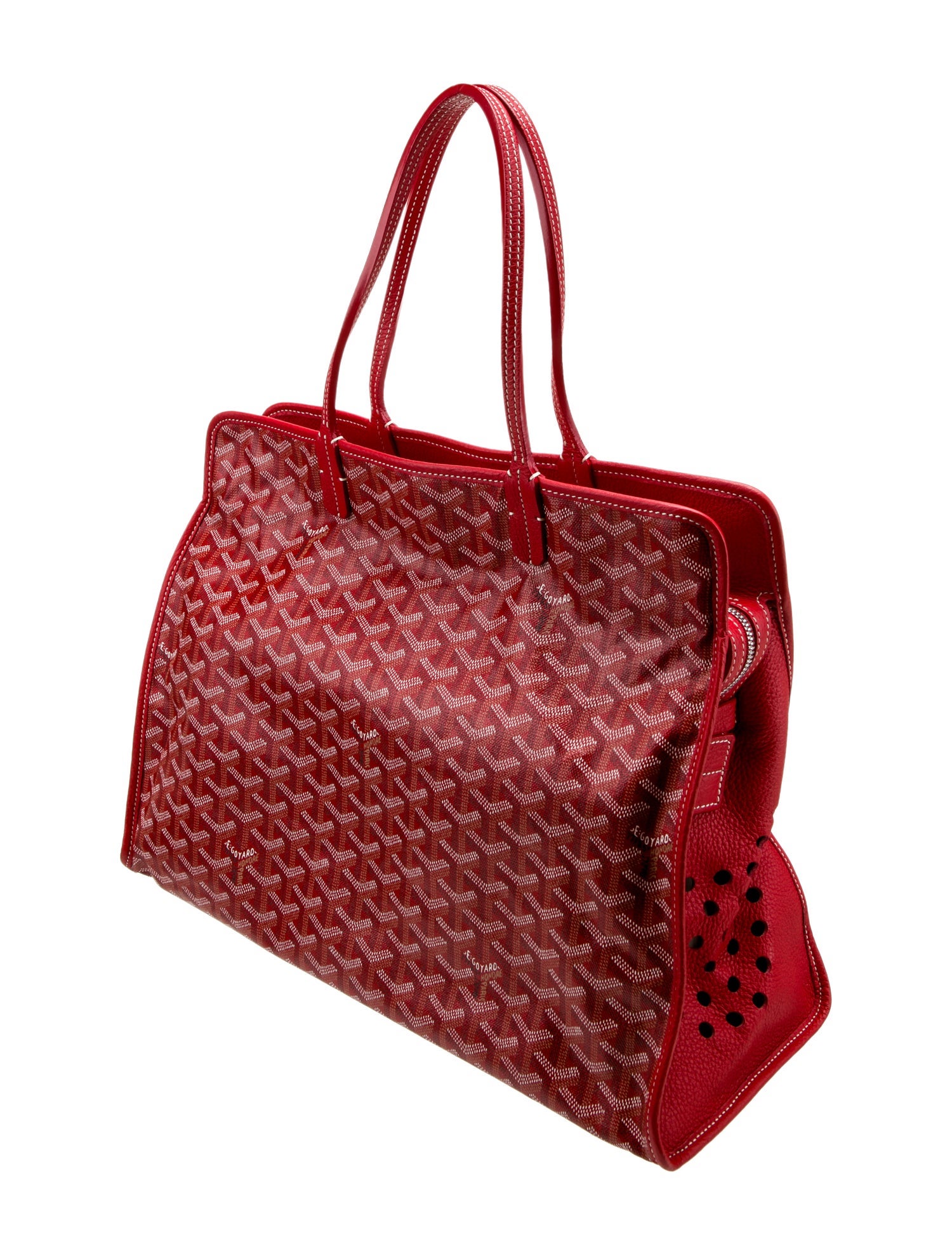 Goyard Goyardine Sac Hardy Pet Carrier PM