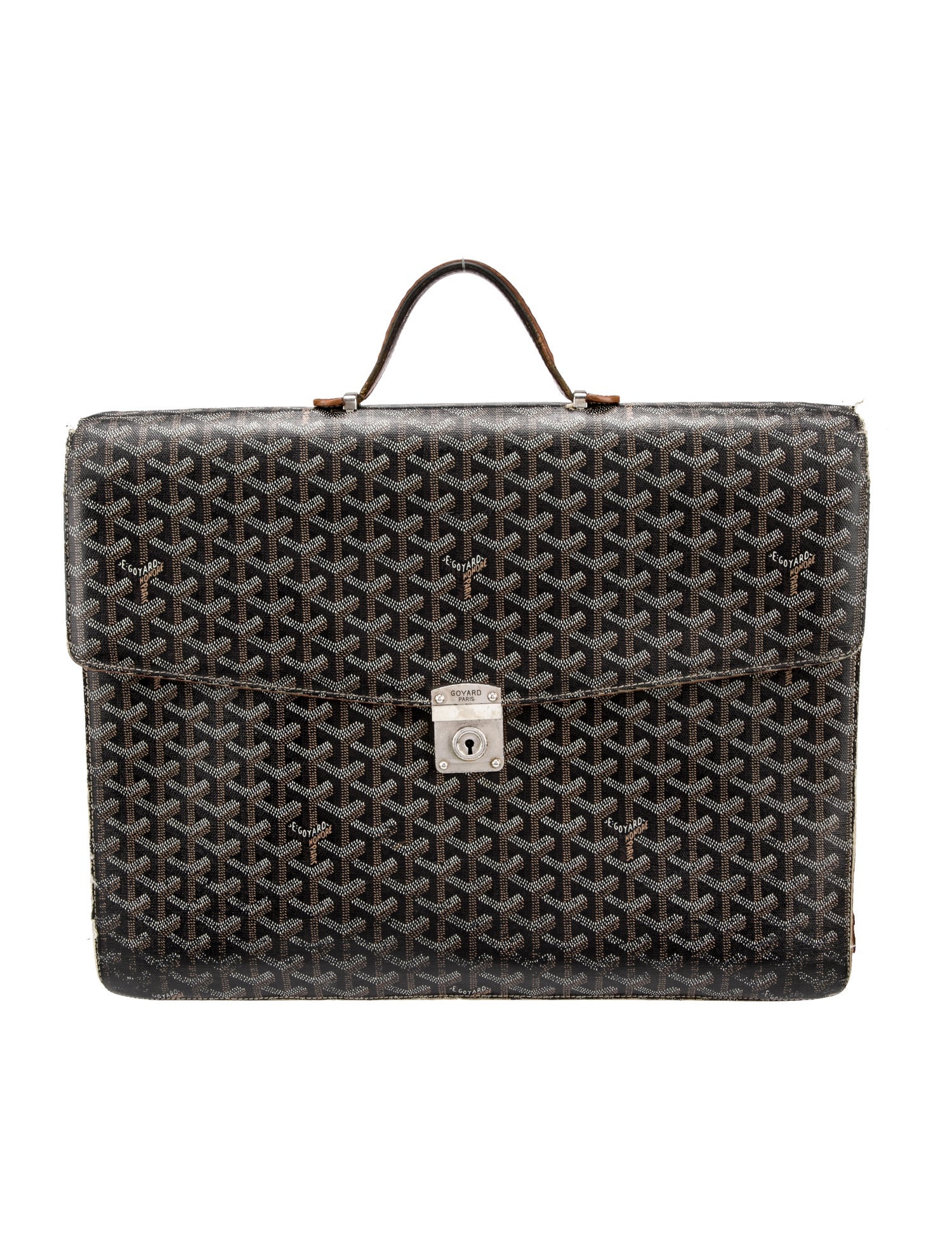 Goyard Goyardine Briefcase Vintage