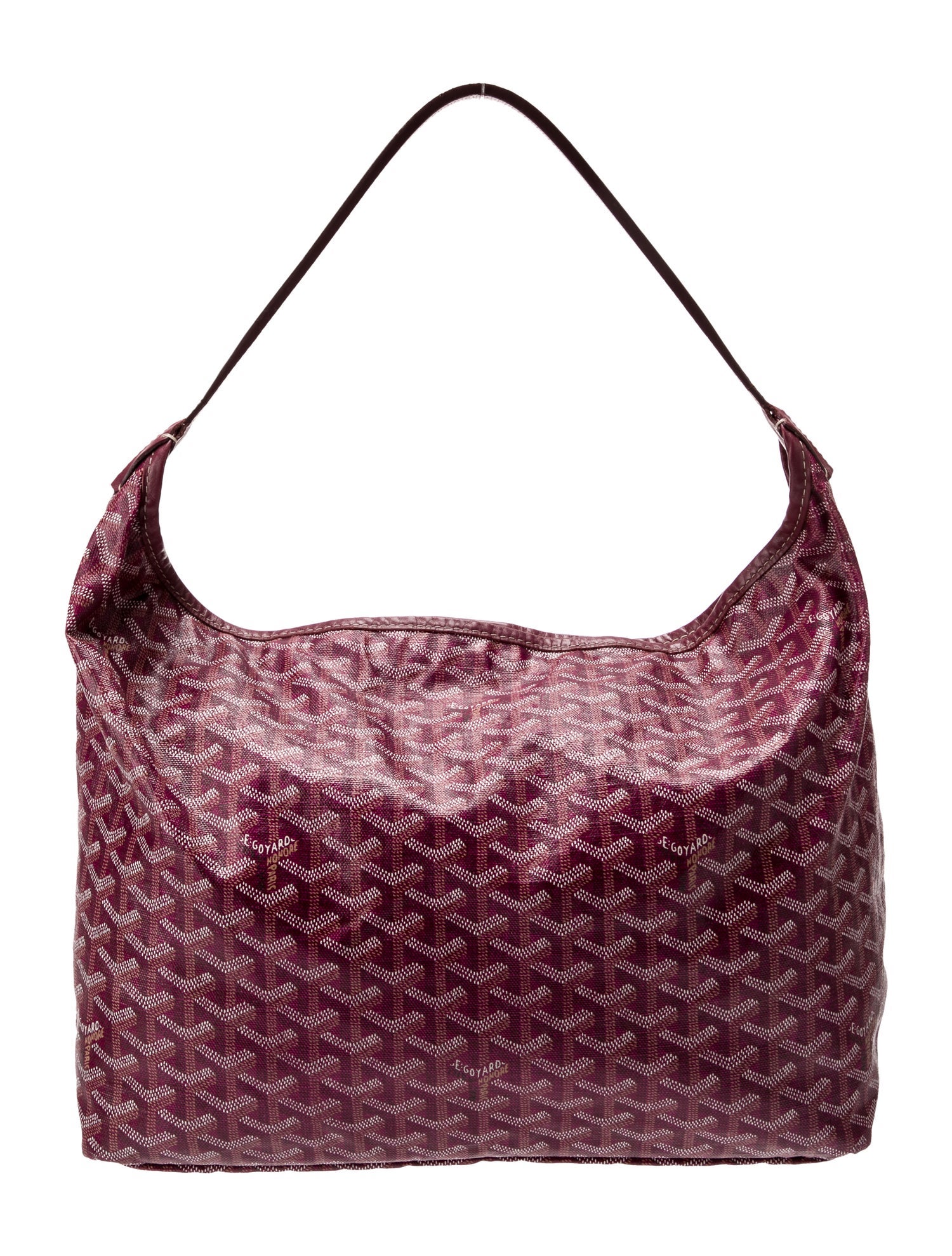 Goyard 2022 Goyardine Boheme Hobo w/ Pouch - Grey Hobos