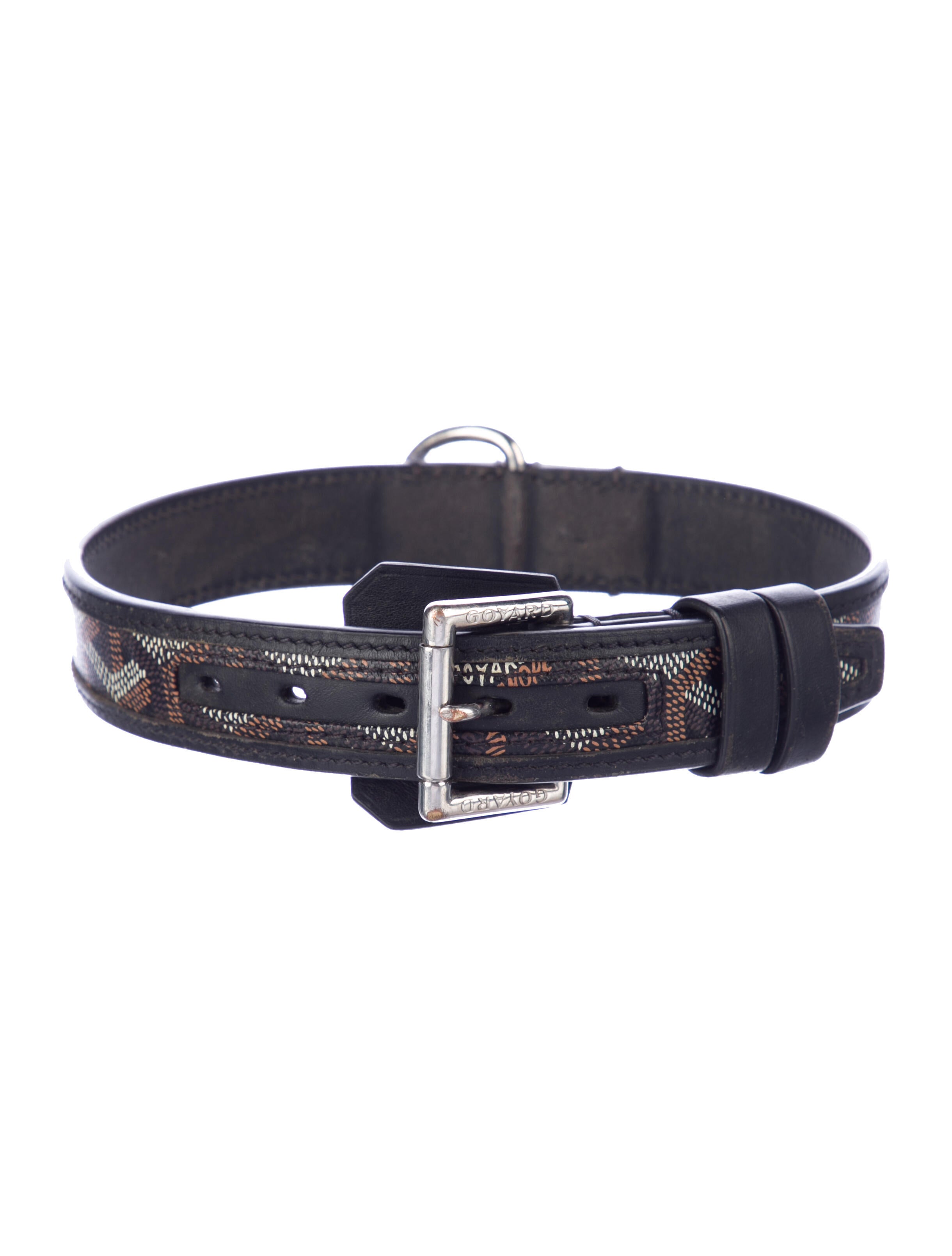 Goyard Goyardine Franklin Dog Collar