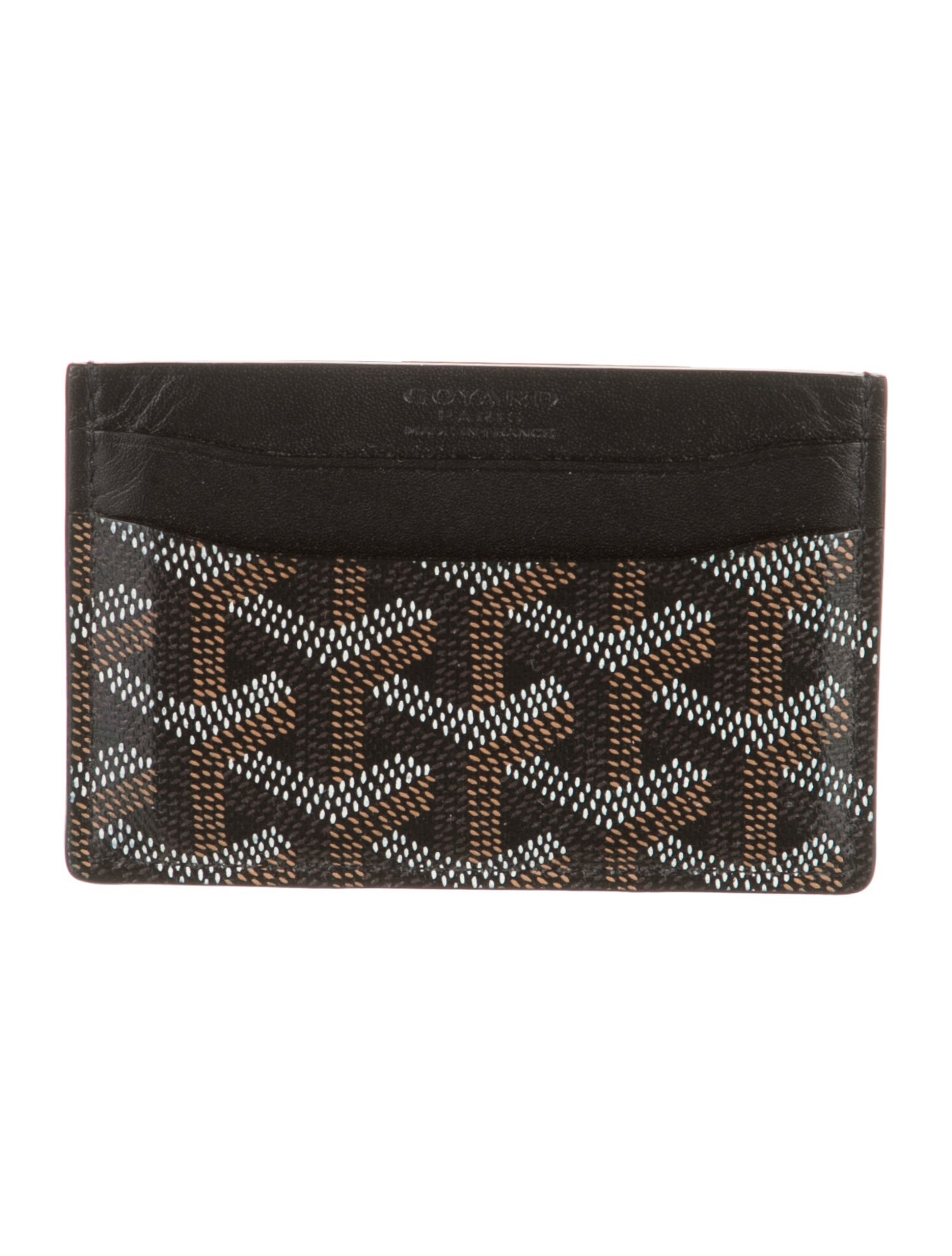Goyard Goyardine St. Sulpice Printed Card Holder