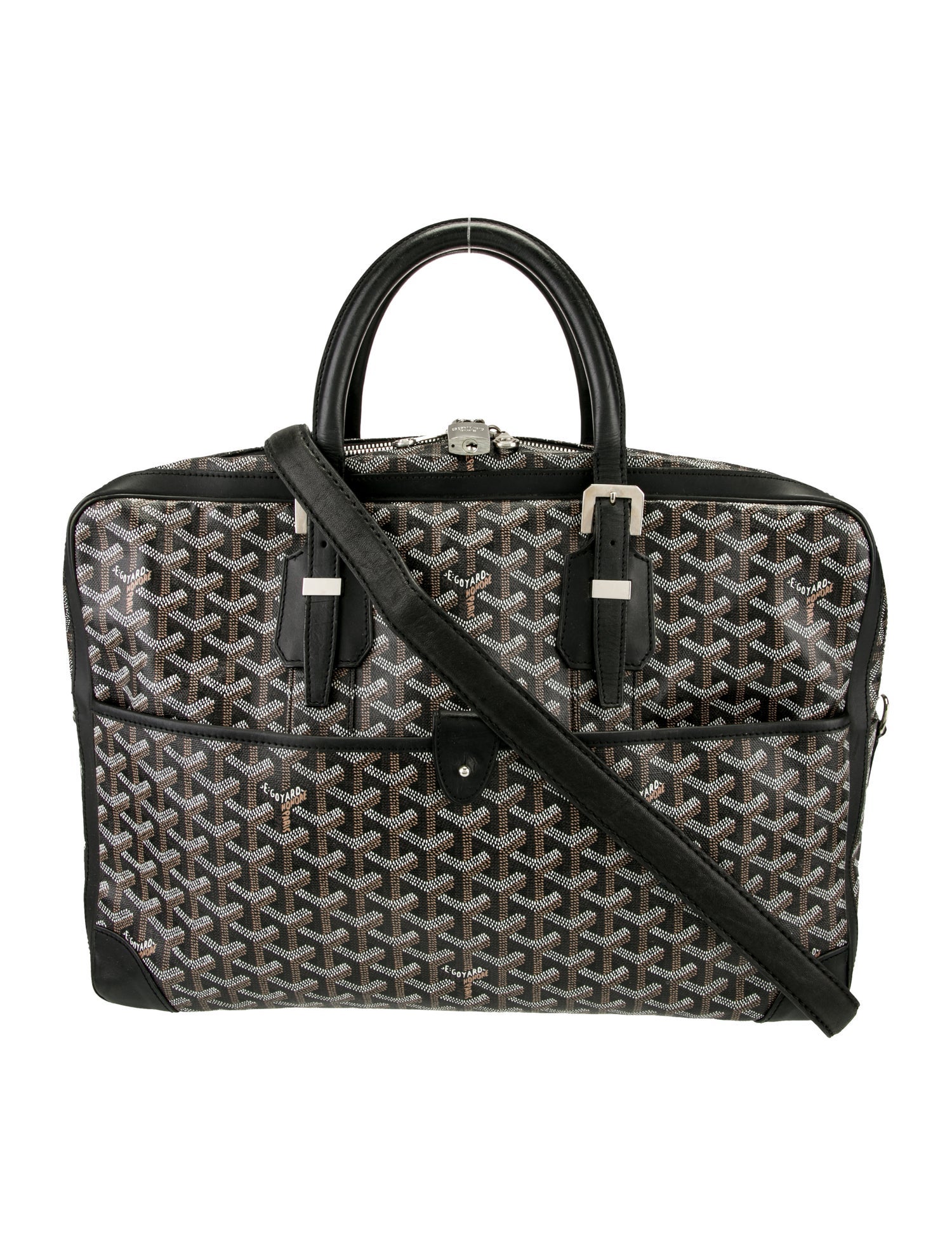 DIOR MEN CD Diamond Lingot Briefcase w/ Tags - Black