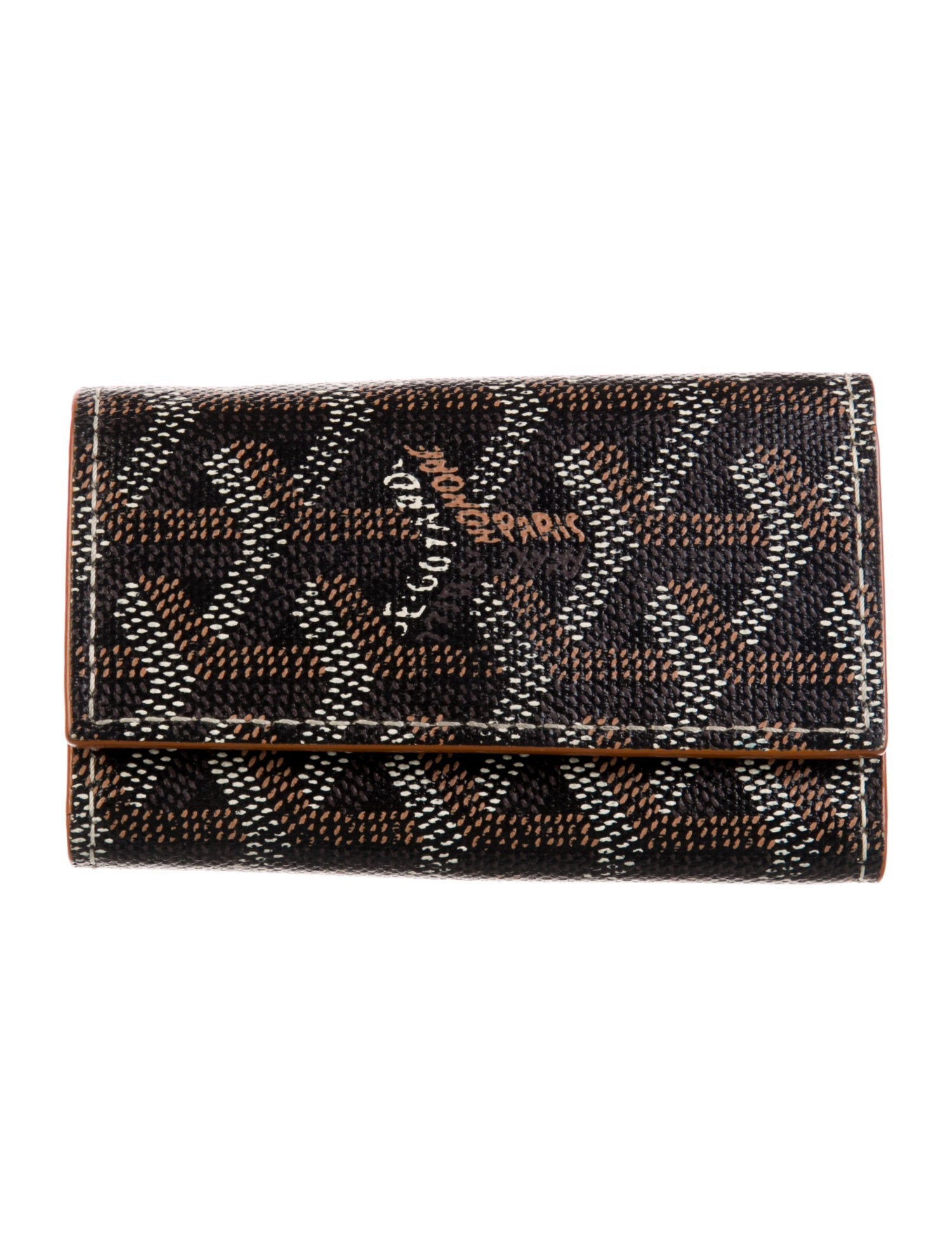 Goyard Goyardine Saint Michel 6 Key Holder Printed Wallet