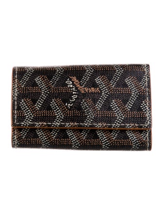 Goyard Goyardine Saint Michel 6 Key Holder Printed Wallet