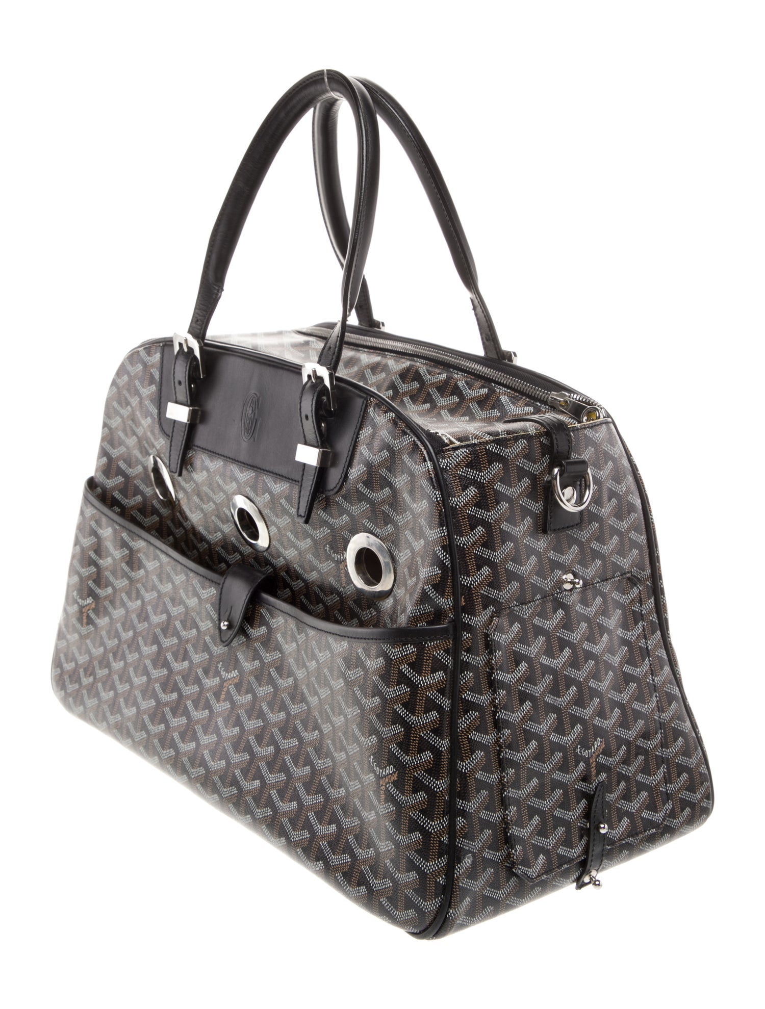 Goyard Goyardine Sac Hulot Pet Carrier PM