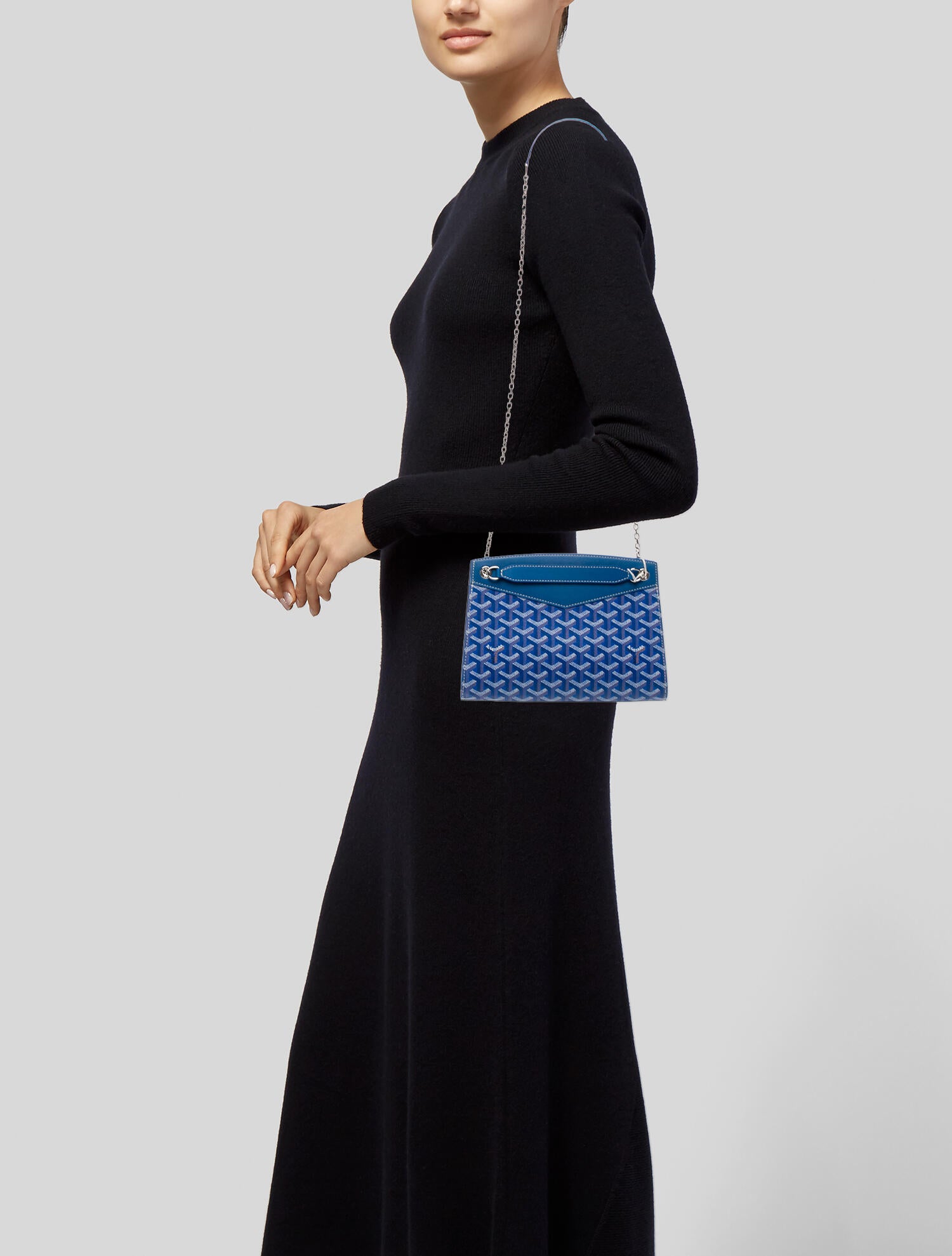 Goyard Goyardine Sac Rouette PM w/ Tags