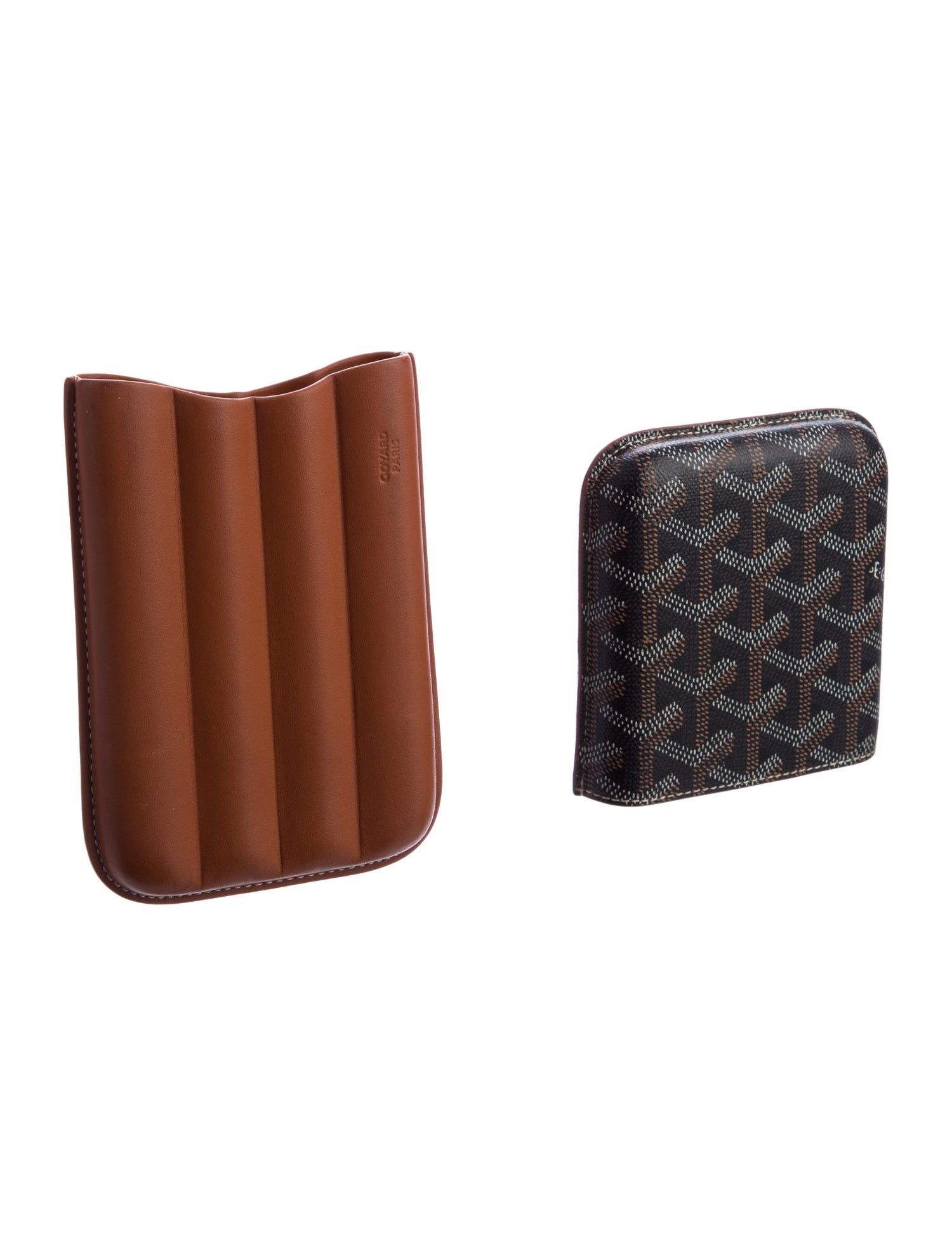 Goyard Goyardine Churchill 4 Cigar Case