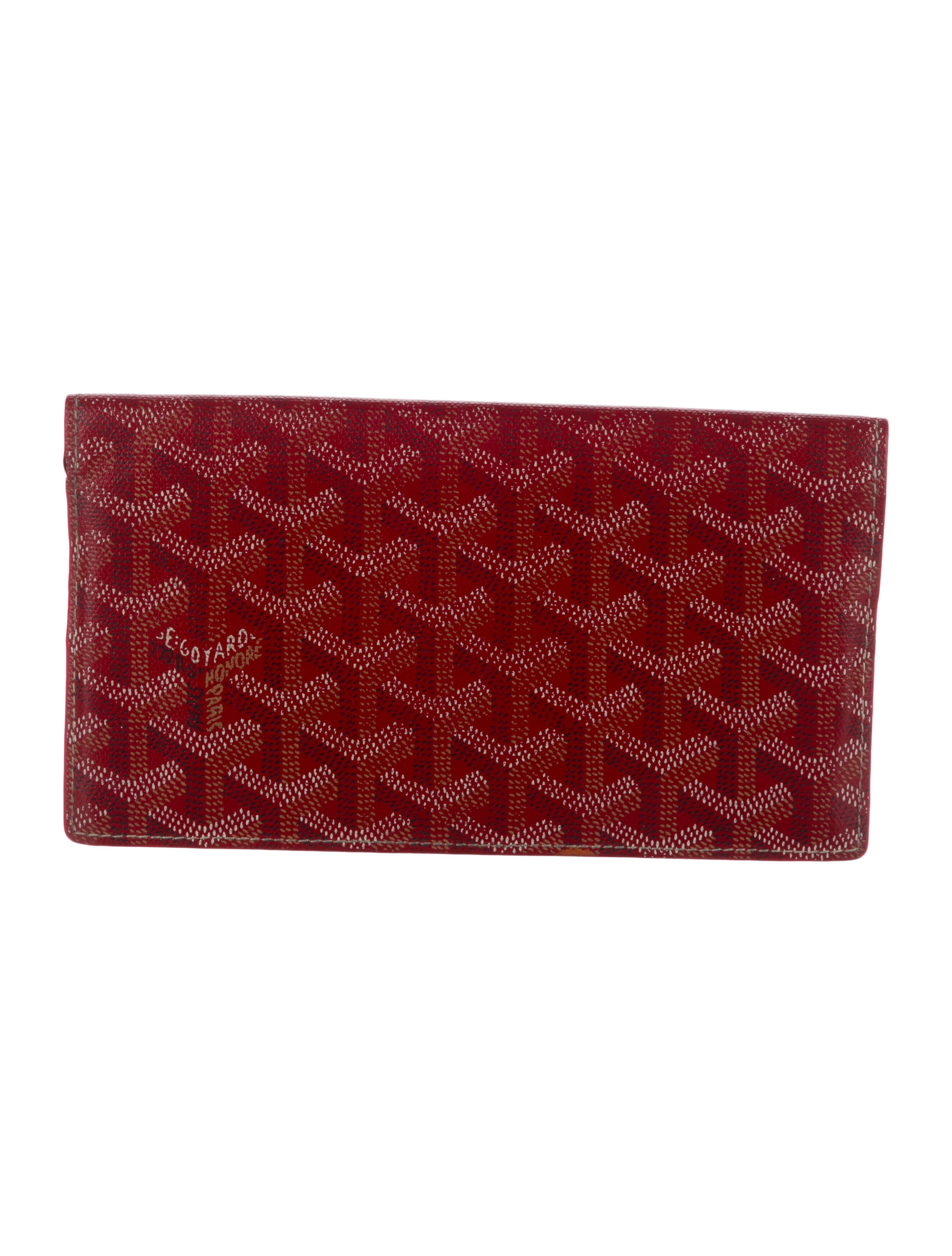 Goyard Leather Printed Wallet