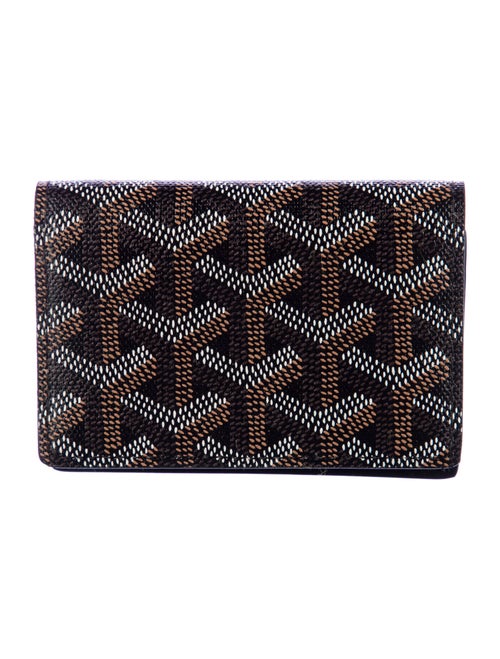 Goyard Leather Printed Card Holder