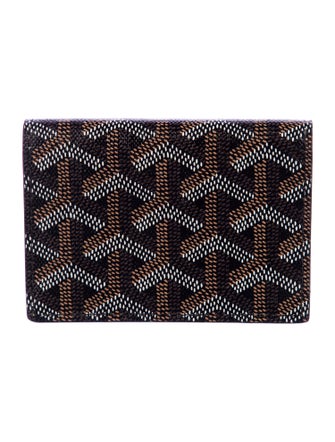 Goyard Leather Printed Card Holder