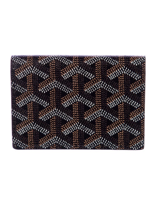 Goyard Leather Printed Card Holder