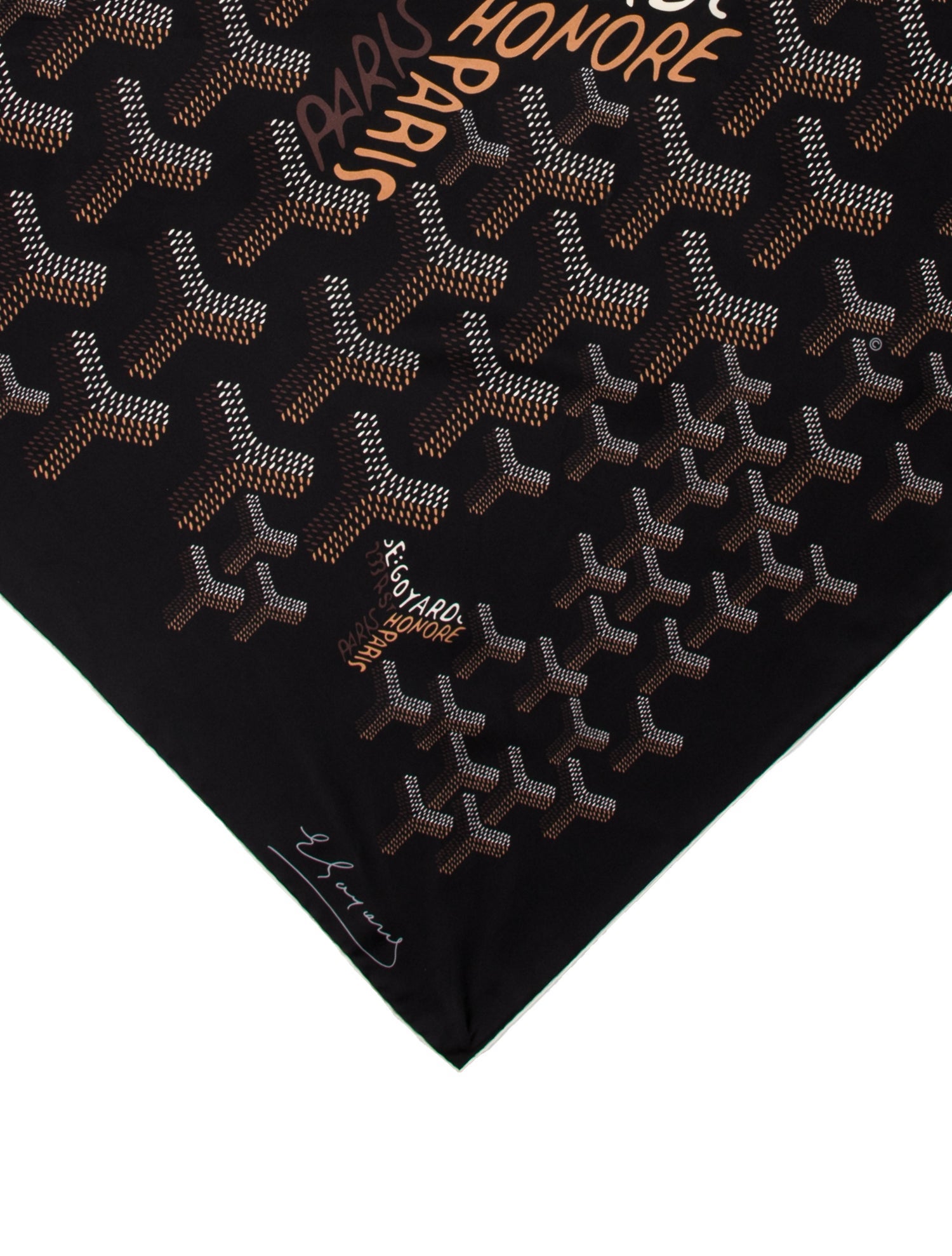 Goyard No.1 Silk Scarf